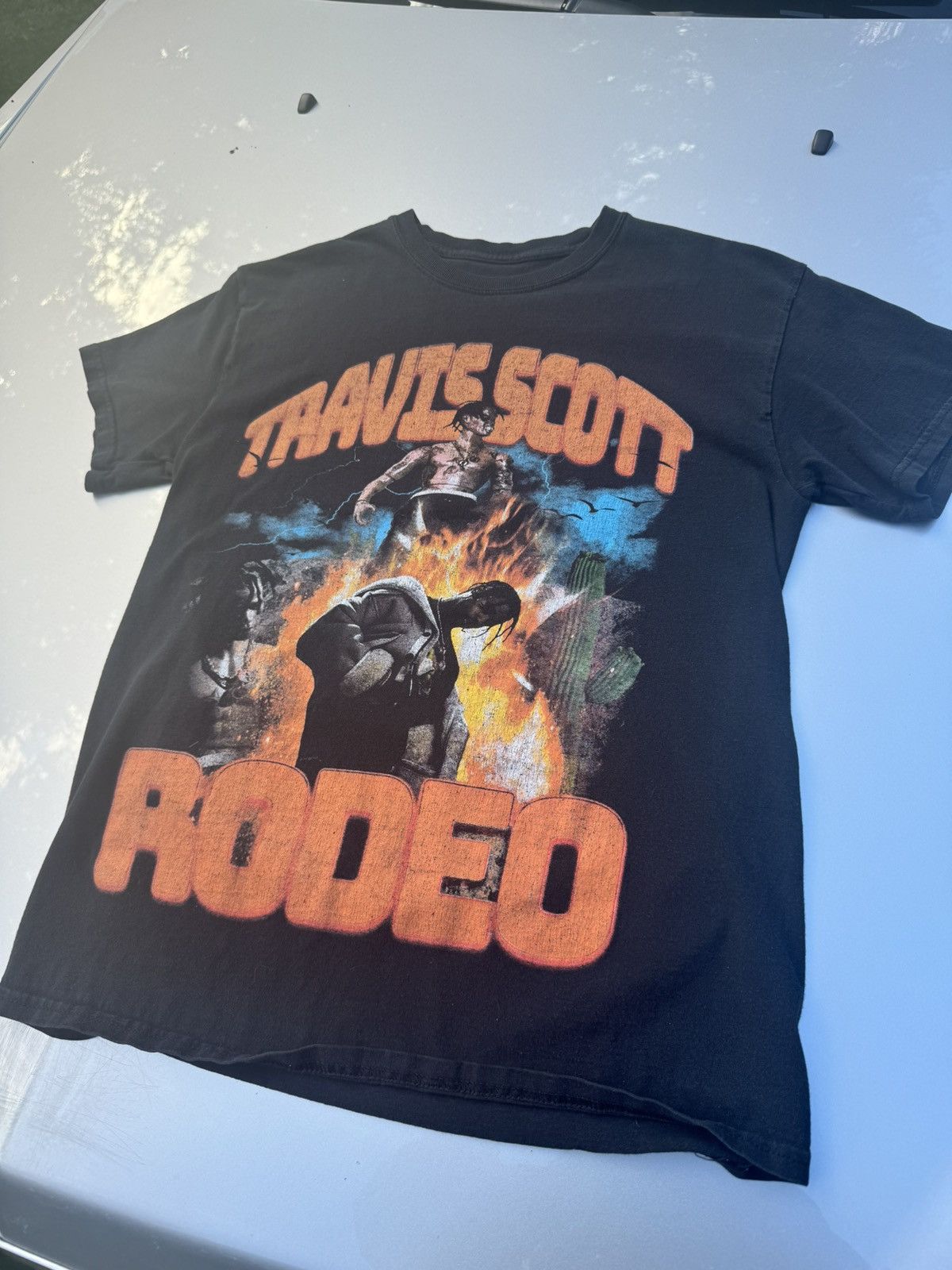Other Travis Scott “Rodeo” Cowboy Graphic Tee Size US M / EU 48-50 / 2 - 1 Thumbnail