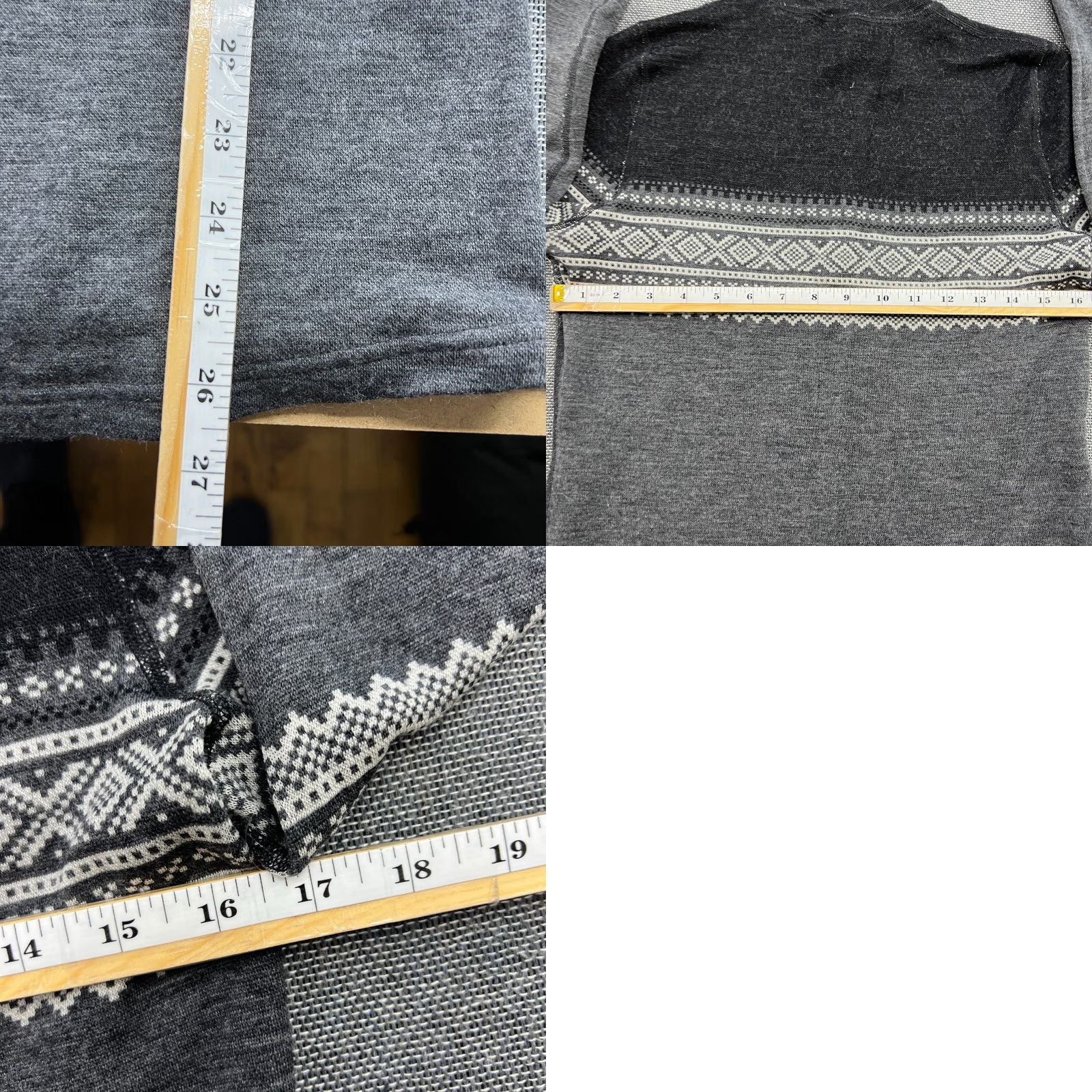 Layer 8 Aclima Marius Base Layer Shirt Mens XL 100% Merino Wool Gray Outdoor Thermo Camouflage Long Sleeve Pullover T-Shirt Mens Size US L / EU 52-54 / 3 - 8 Thumbnail