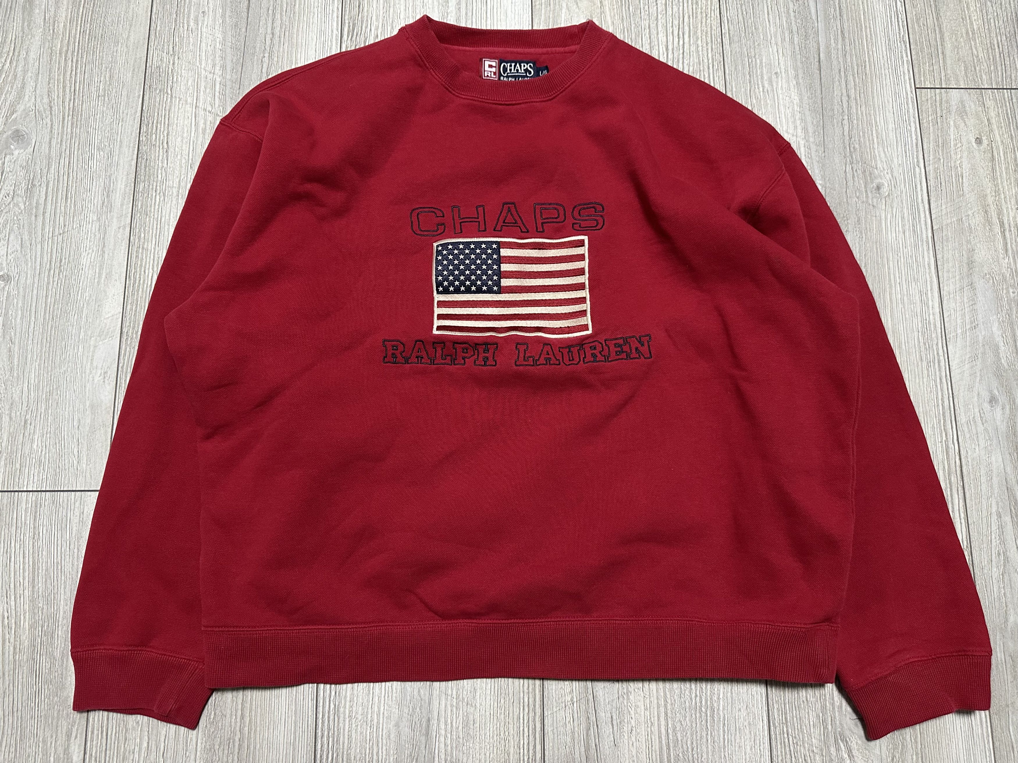 Chaps Ralph Lauren Vintage Chaps Ralph Lauren Crewneck Sweatshirt Size L Size US L / EU 52-54 / 3 - 1 Thumbnail