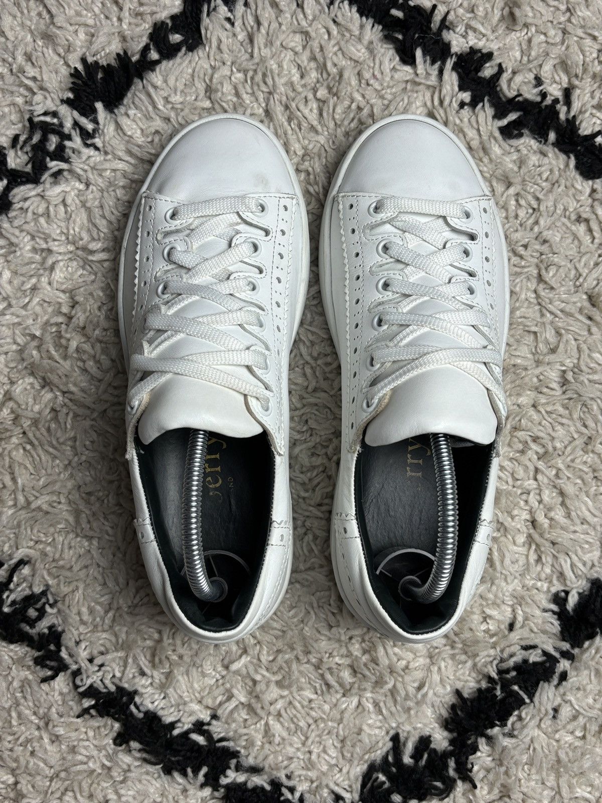 Mulberry Mulberry White Leather Low Top Sneakers Trainers Size US 6 / IT 36 - 6 Thumbnail