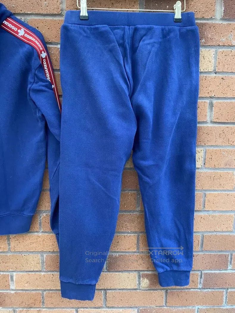 Dsquared2 Dsquared2 Blue Hoodie With Red Stripes. Size US S / EU 44-46 / 1 - 5 Thumbnail