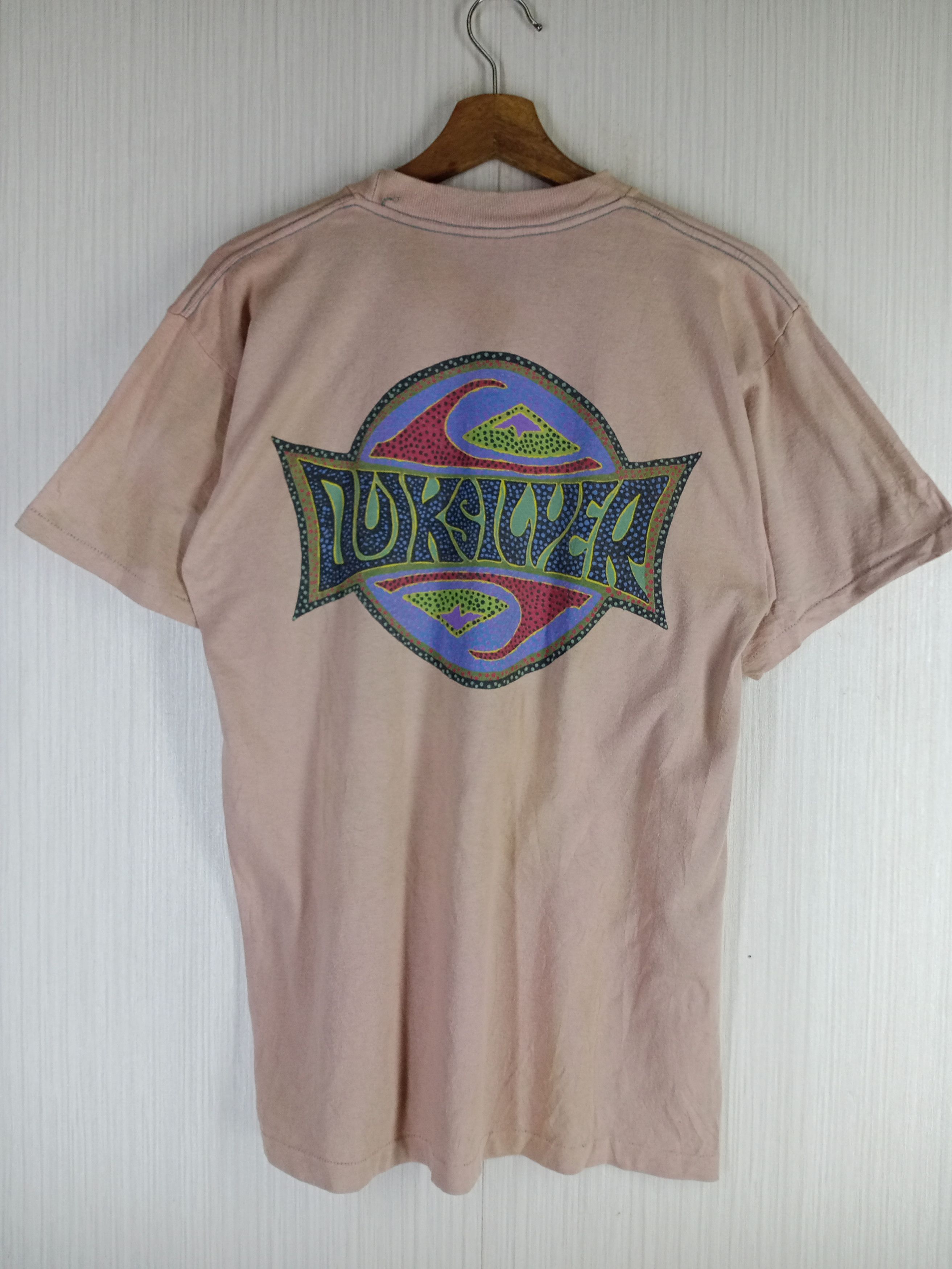 Rare Vintage 80s Quiksilver Big Logo Tshirt