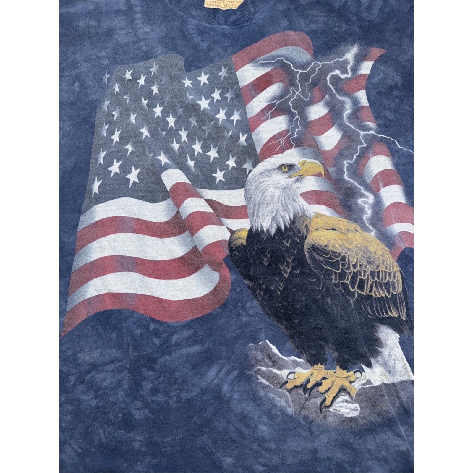 Band Tees × The Mountain Vintage Made In USA The Mountain Bald Eagle Shirt 2XL 25x29 Size US XXL / EU 58 / 5 - 2 Thumbnail