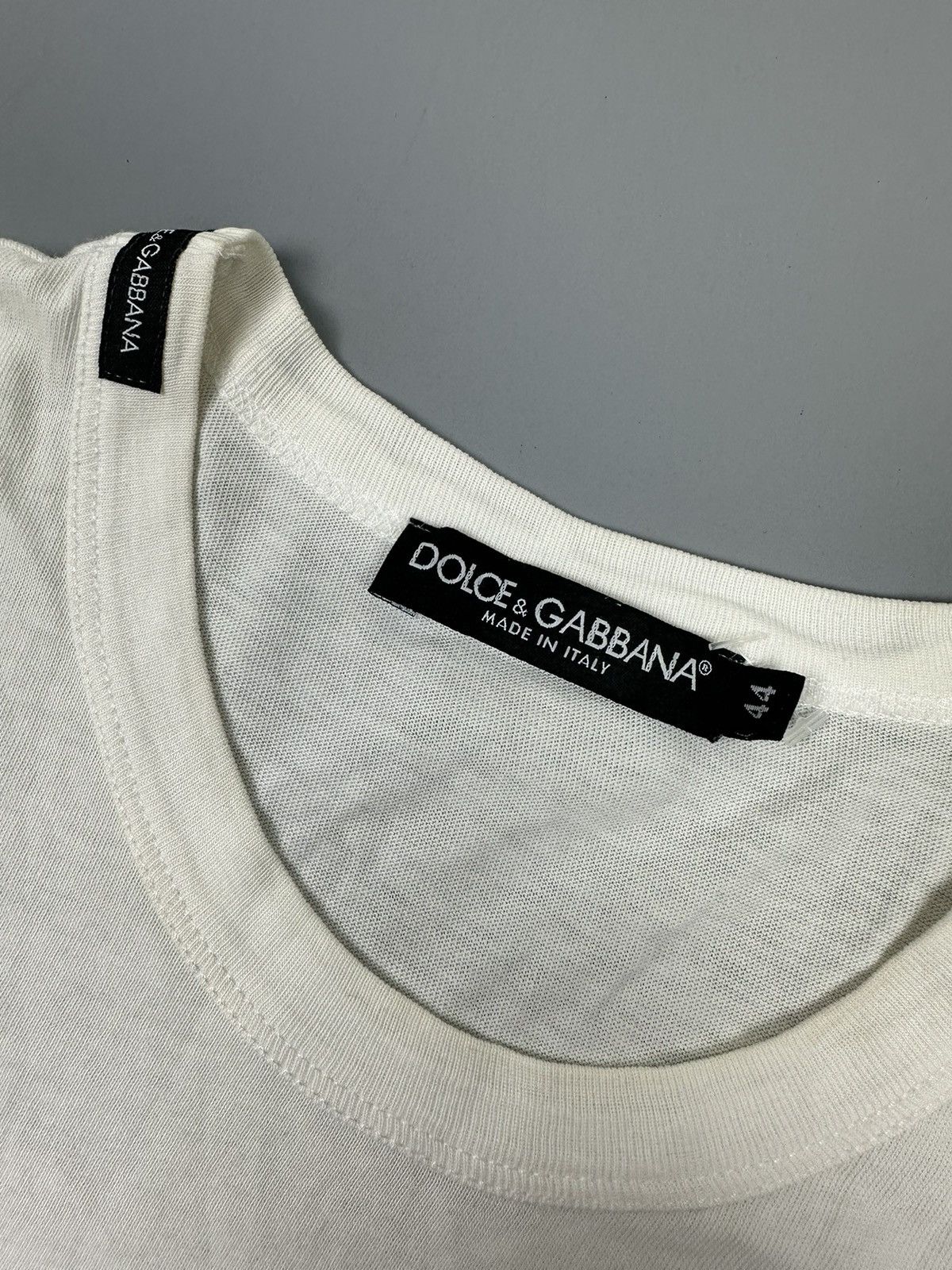Designer × Dolce & Gabbana Vintage Dolce & Gabbana x Martini Photo Tee Size M / US 6-8 / IT 42-44 - 6 Thumbnail
