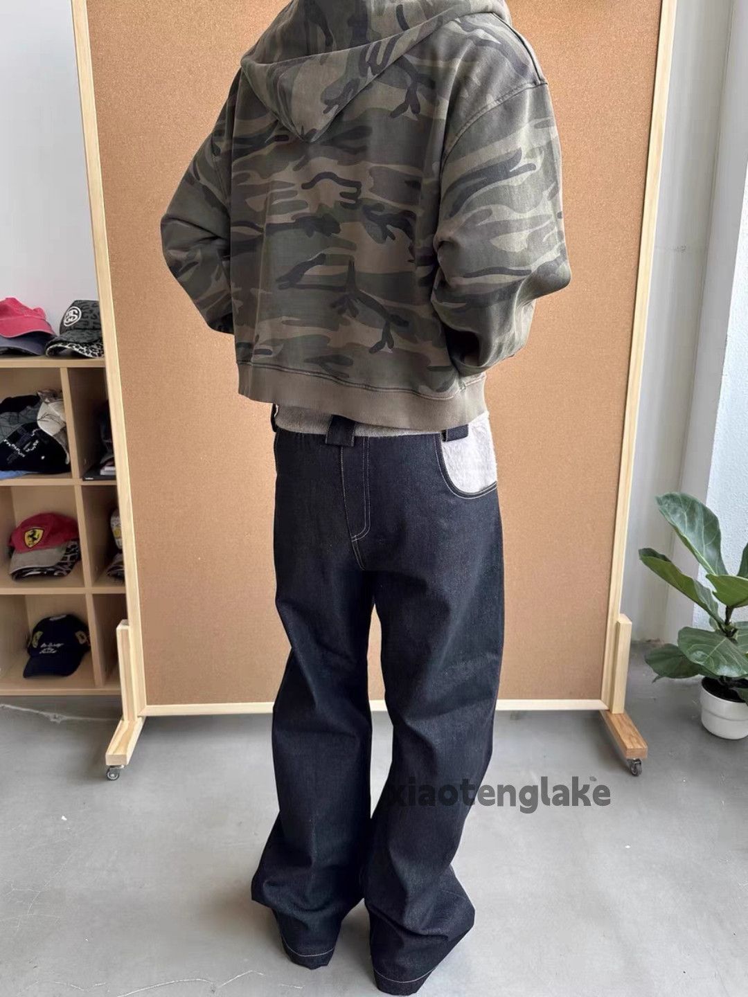 Designer × Jean × Vintage Utility punk hiphop yuppie cargo baggy patchwork jeans Size US 33 - 3 Thumbnail