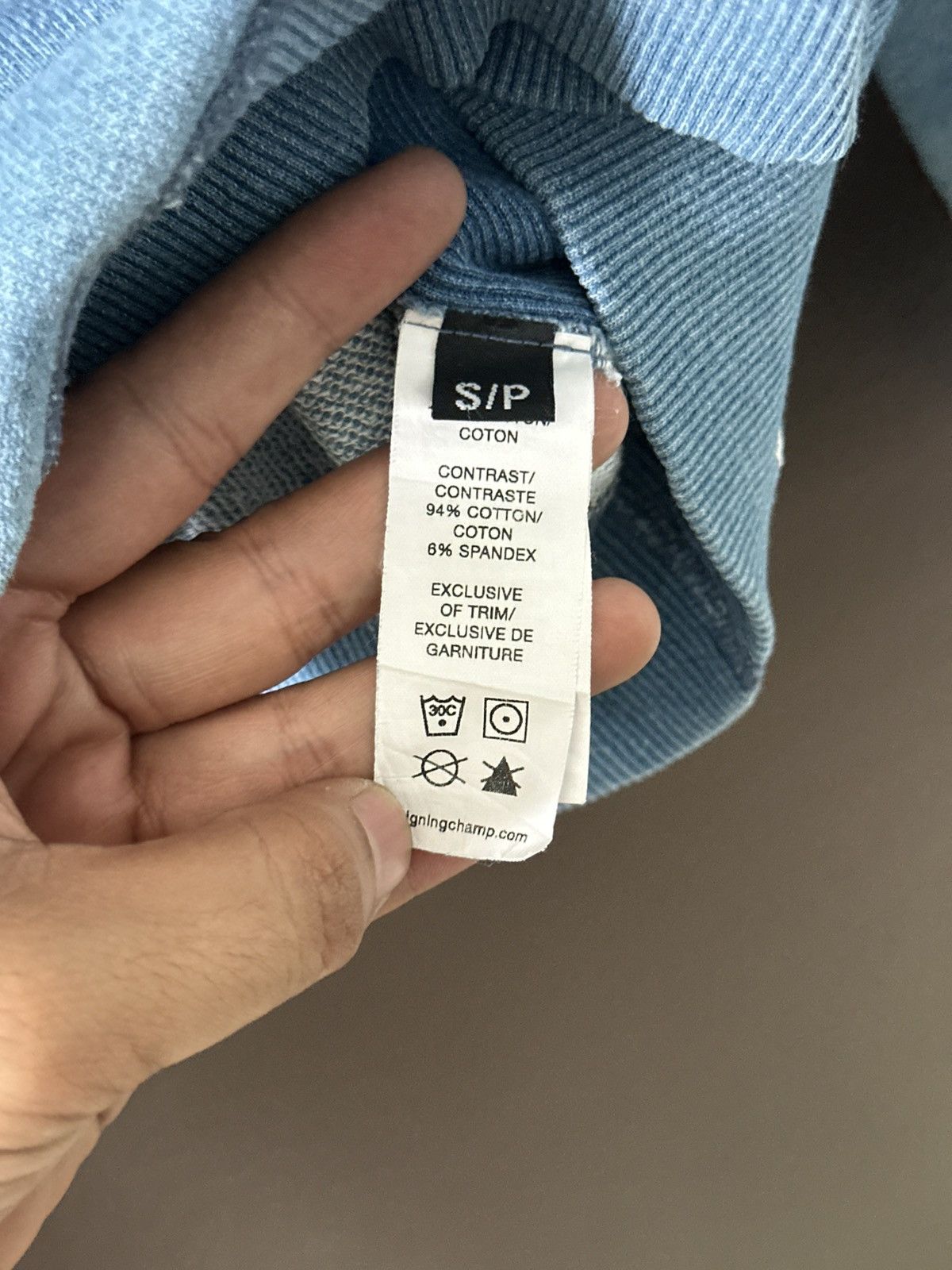 Reigning Champ Reigning Champ Blue Wash Sweatshirt Size US M / EU 48-50 / 2 - 4 Thumbnail