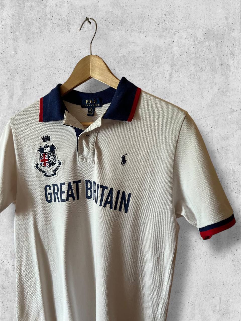 Polo Ralph Lauren Polo RL Ralph Lauren Great Britain GBR polo t shirt vintage Size US S / EU 44-46 / 1 - 2 Thumbnail