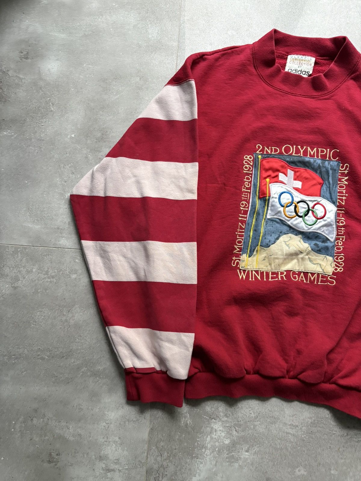 Adidas RARE Hoodie Adidas 2nd Olympic Games Collection St.Moritz Size US M / EU 48-50 / 2 - 2 Thumbnail