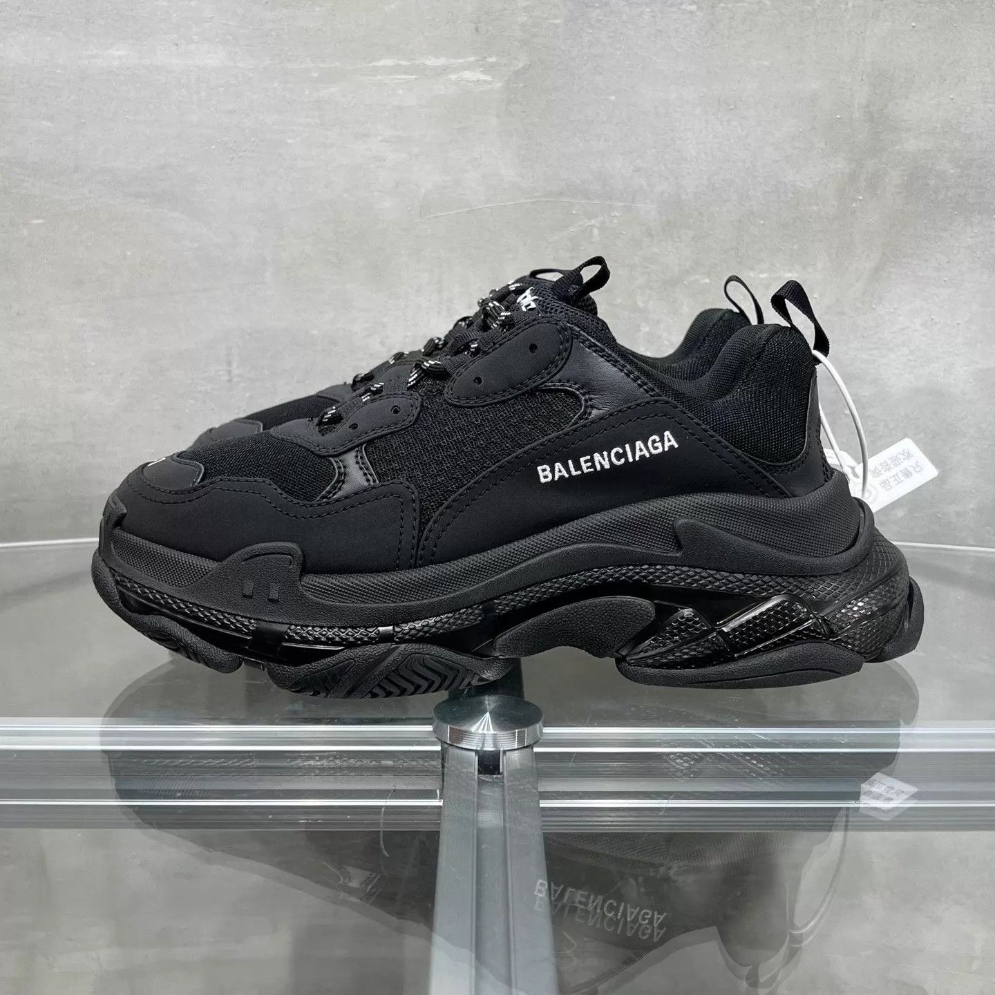 Balenciaga Balenciaga BLCG Triples Black 41 Size US 8 / EU 41 - 3 Thumbnail