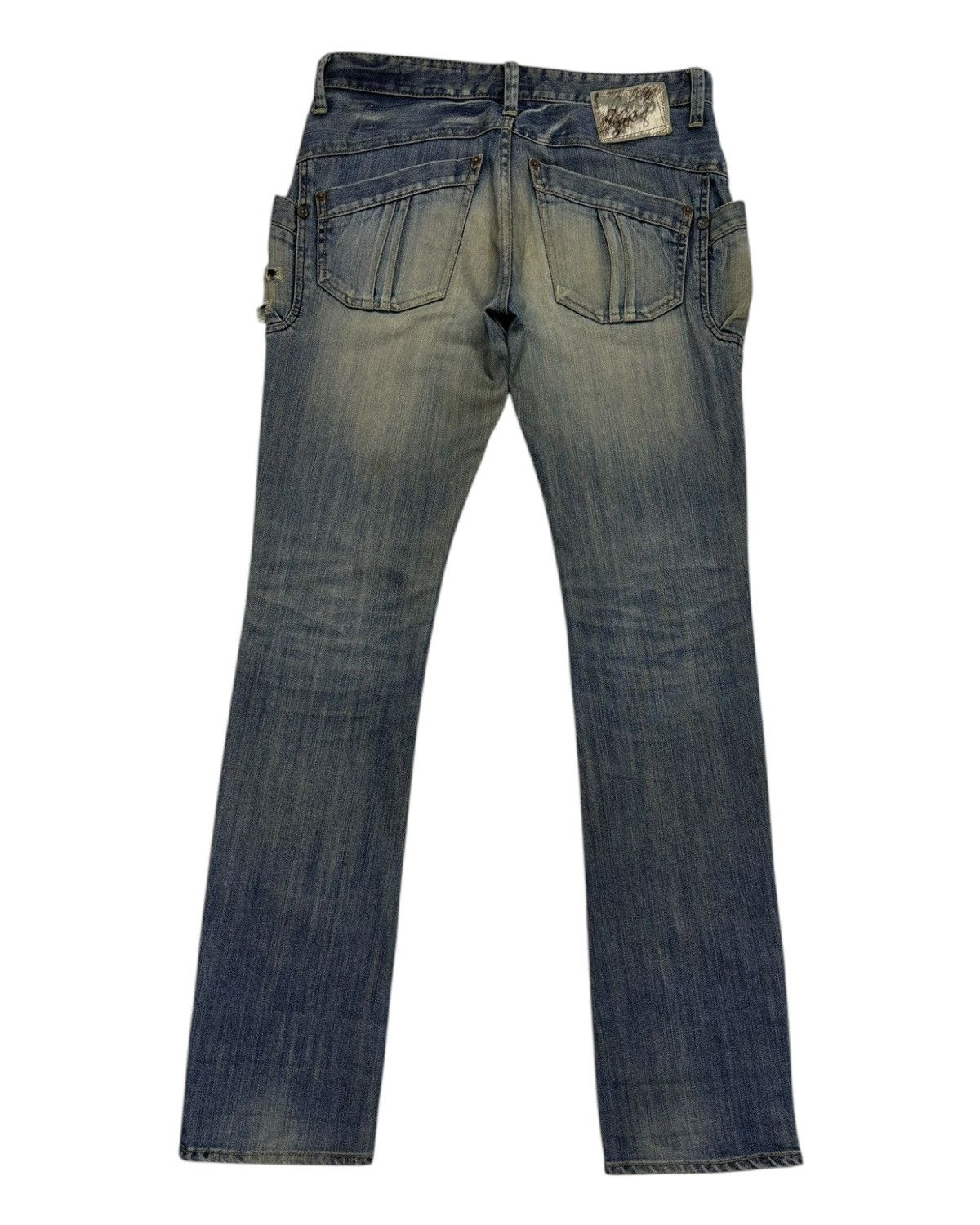 Japanese Brand VINTAGE ANTGAUGE NICE DESIGN POCKET DISTRESSED DENIM JEANS Size US 32 / EU 48 - 9 Thumbnail