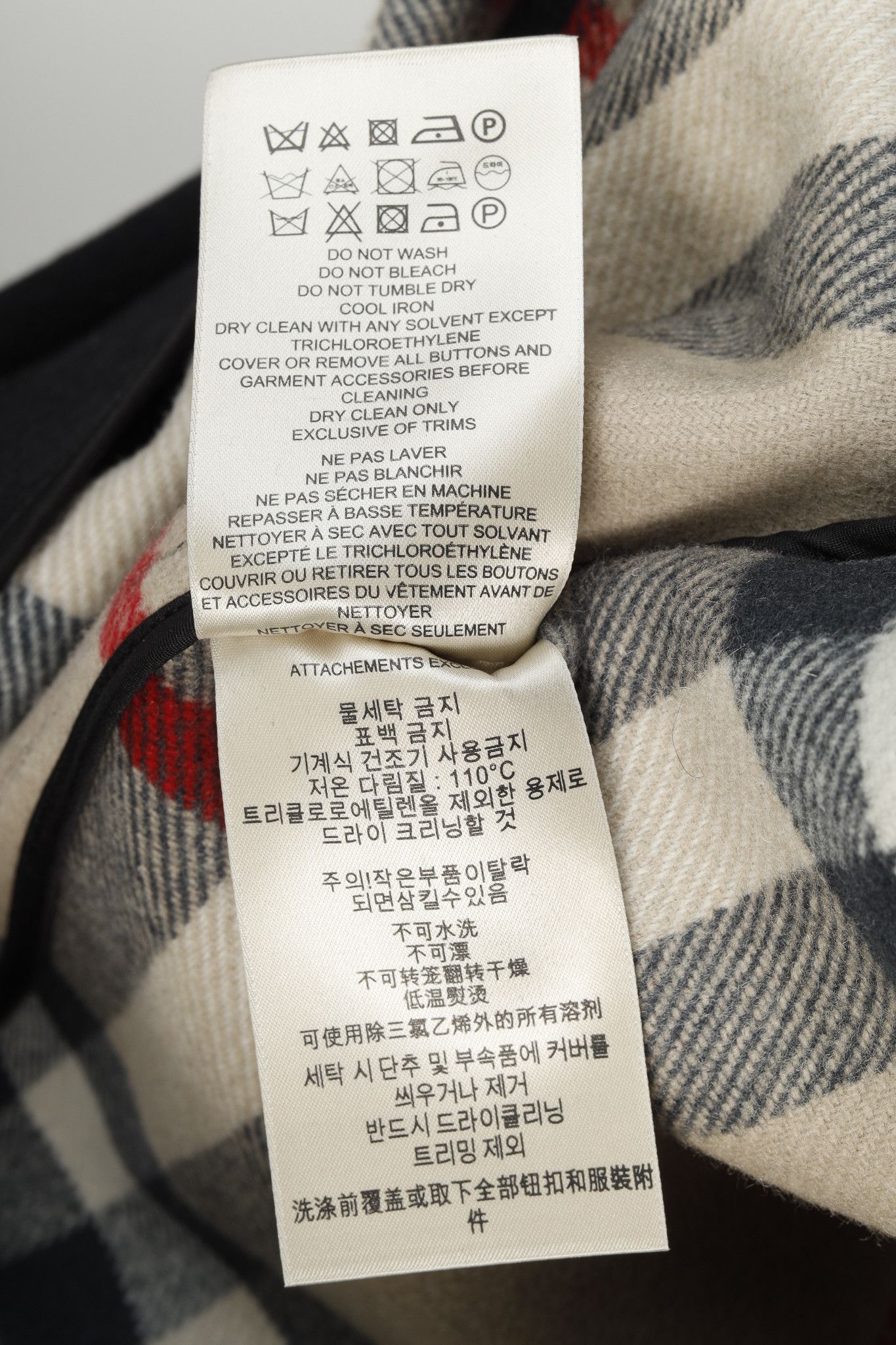 Burberry Burberry Brit Finsdale Black Wool Duffle Coat Size S / US 4 / IT 40 - 15 Thumbnail