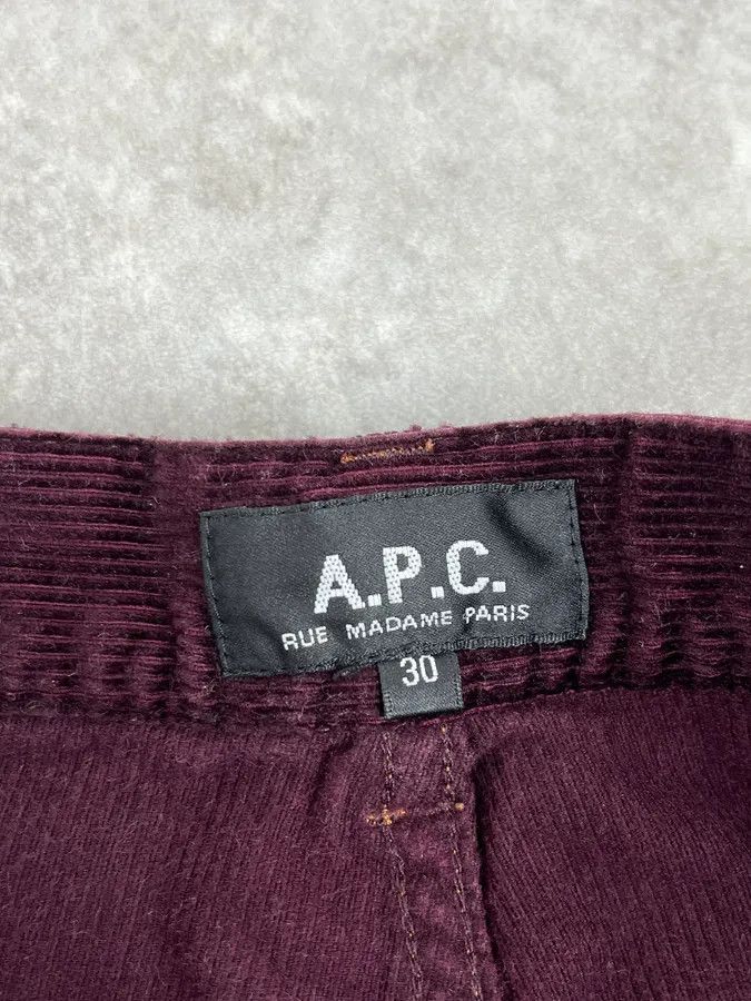 A.P.C. A.P.C. Purple Corduroy Slim Pants Size 26" / US 2 / IT 38 - 9 Thumbnail