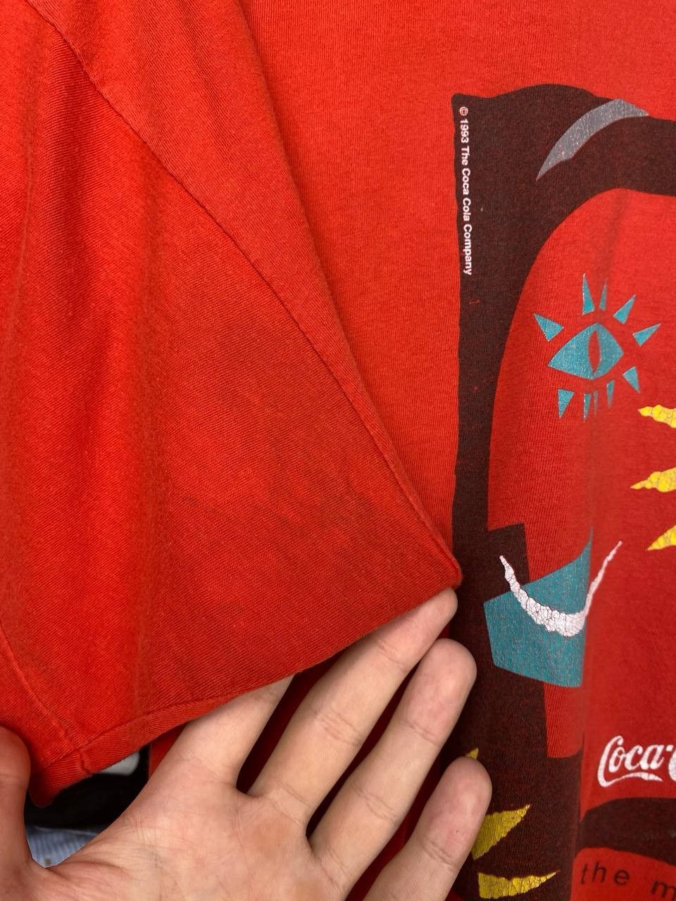 Coca Cola Vintage Coca Cola Is The Music 1993 Promo Graphic Tee Size US XL / EU 56 / 4 - 13 Thumbnail