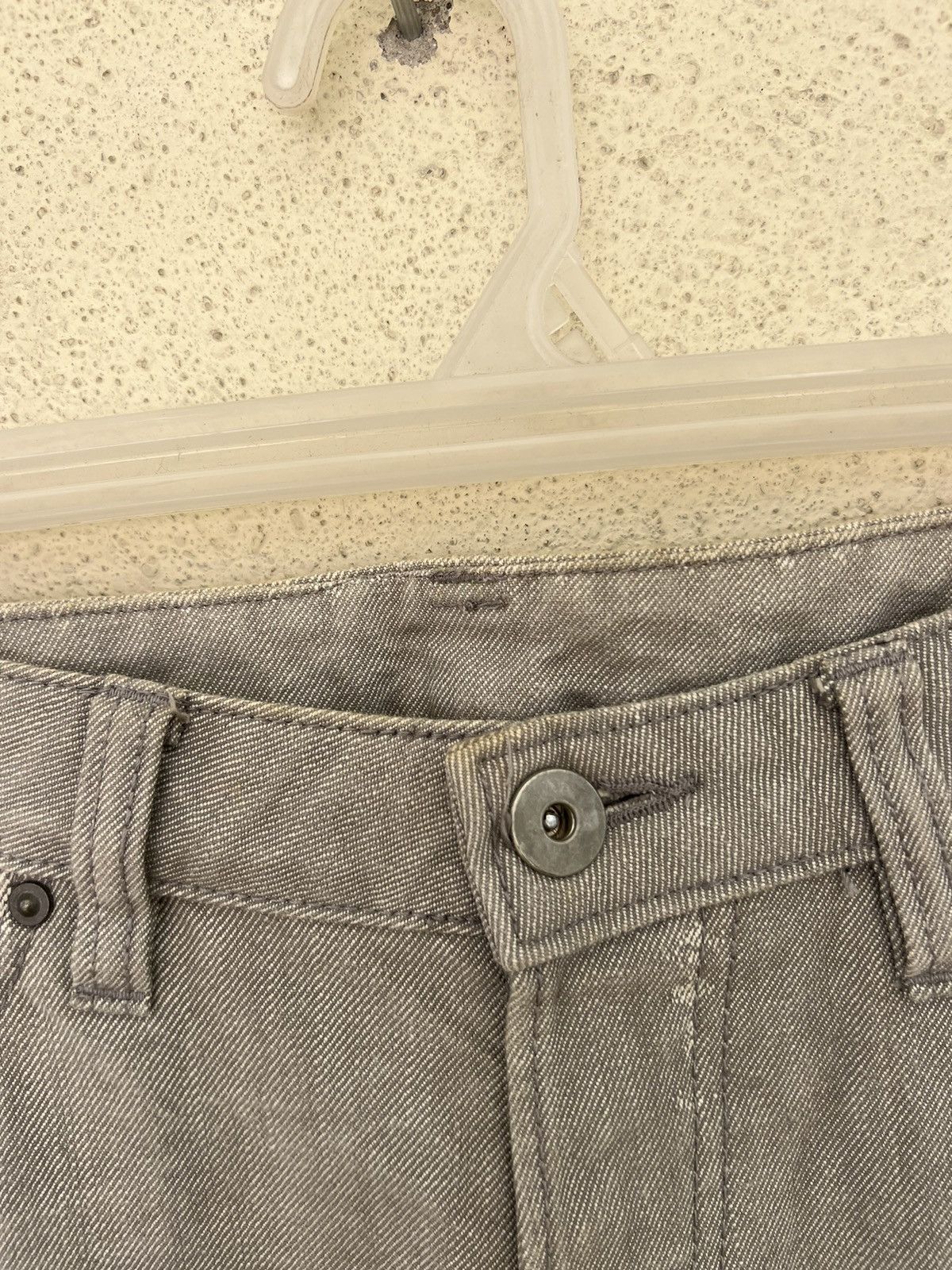 Issey Miyake Vintage Issey Miyake A-Poc Galaxy Grey Denim Flare Jeans Size US 28 / EU 44 - 7 Thumbnail