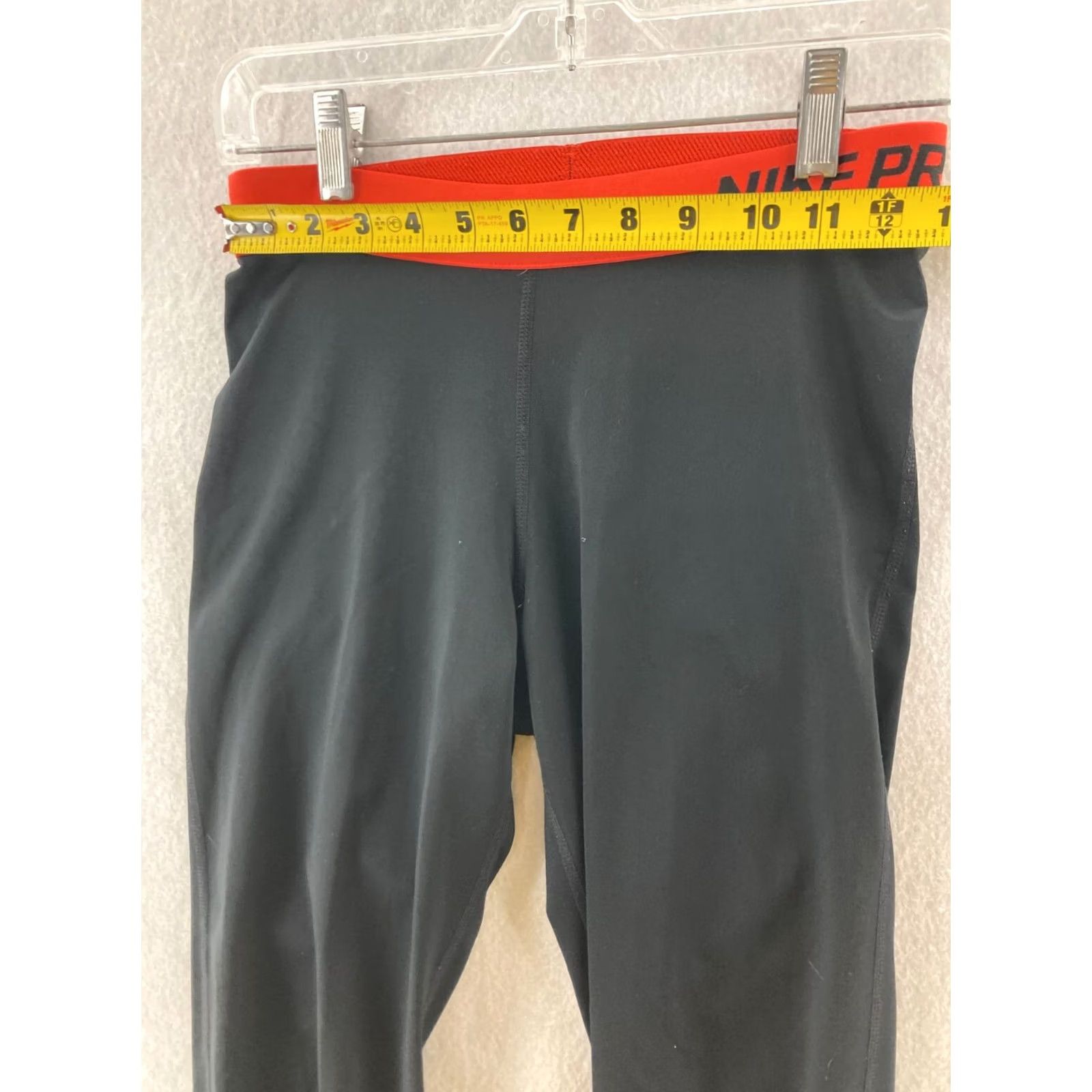 Nike Nike Pro Pants Womens M Compression Stretch Drifit Legging Tapered Black Size 32" / US 10 / IT 46 - 2 Thumbnail