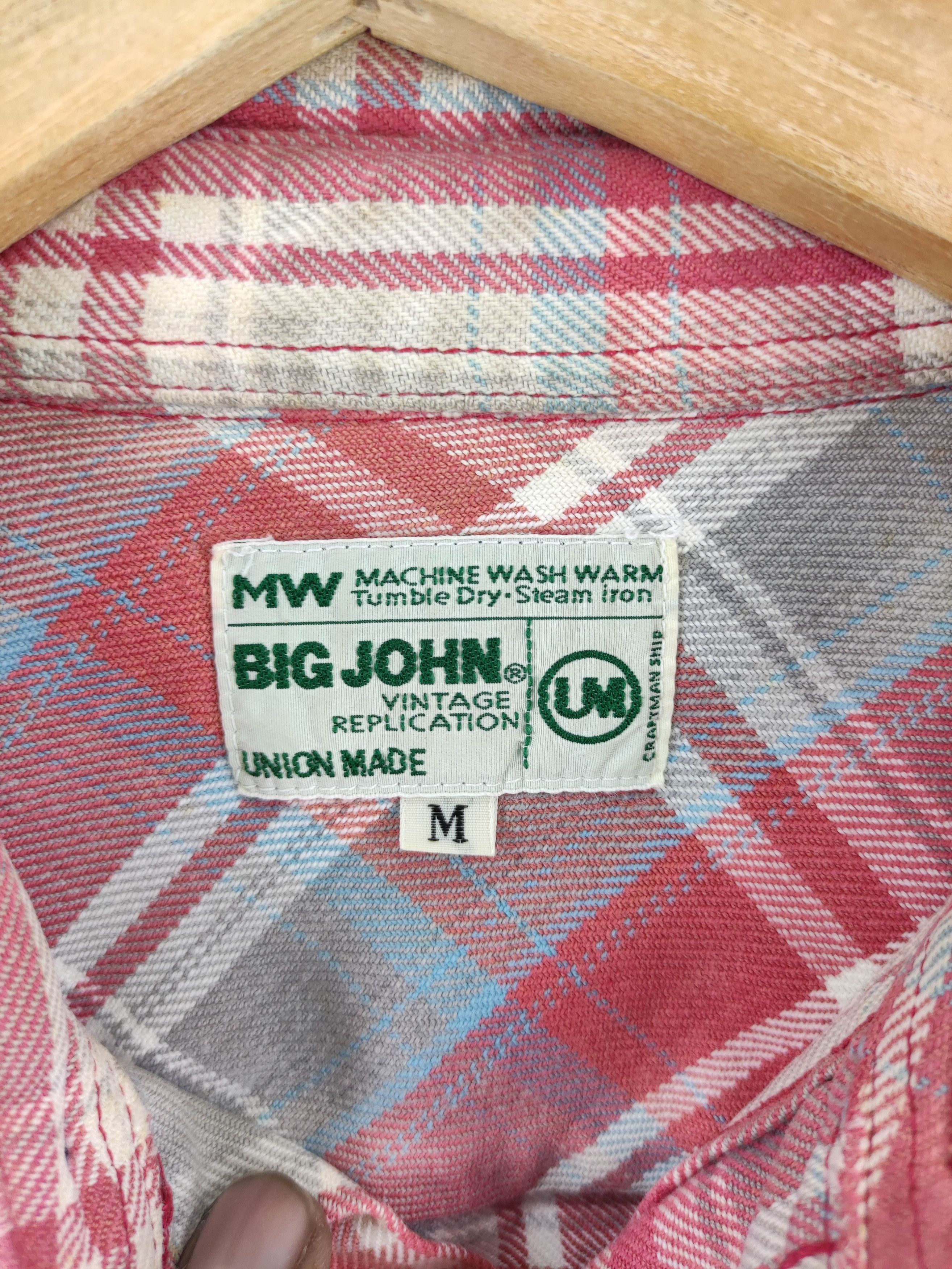 Big John Vintage Big John Flannel Checkered Shirt Button Up Size US M / EU 48-50 / 2 - 4 Thumbnail