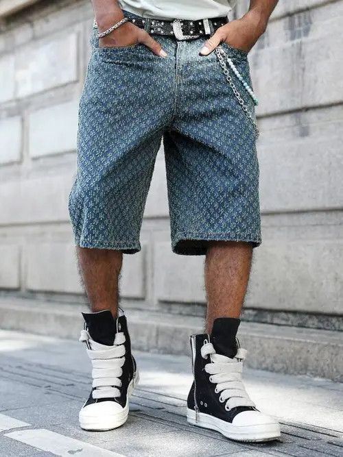Japanese Brand × Vintage Vintage jeans jorts Y2K RETRO shorts Size US 32 / EU 48 - 3 Thumbnail