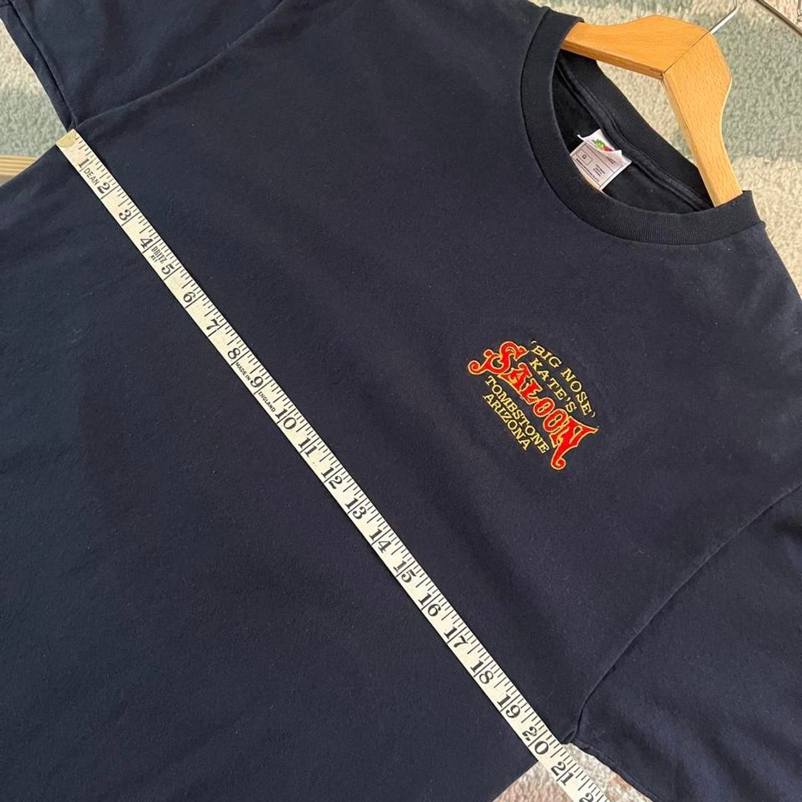Fruit Of The Loom 00s Big Nose Kate's Saloon Tee | Tombstone Arizona Biker Bar Size US L / EU 52-54 / 3 - 7 Thumbnail