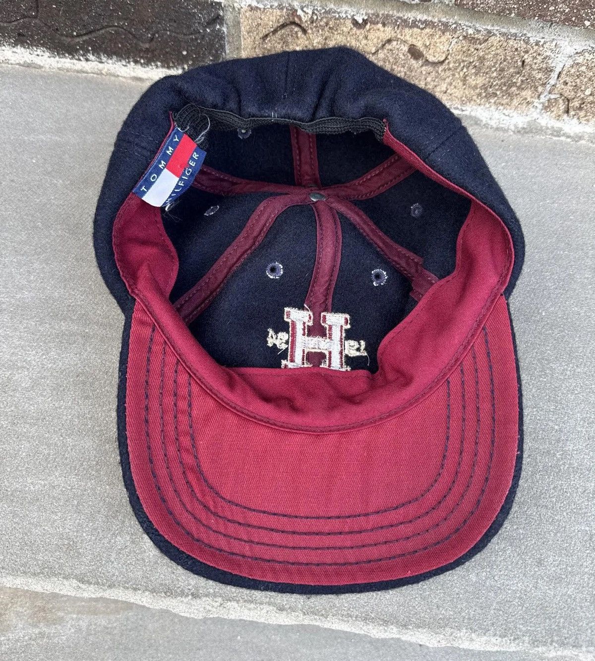 Tommy Hilfiger Vintage Tommy Hilfiger H Crew Wool Hat Size ONE SIZE - 3 Thumbnail