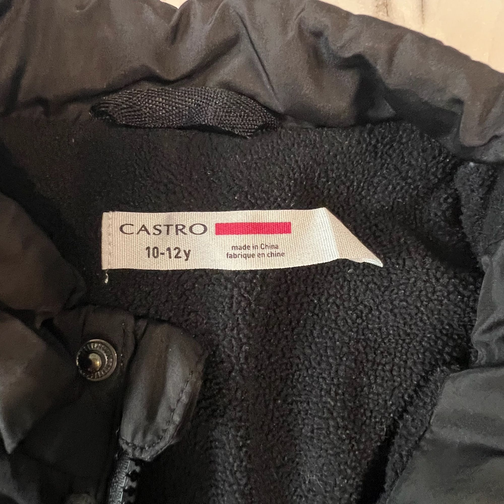 Other Castro Black Quilted Puffer Jacket For Kids Size 10-12Y With Size XS / US 0-2 / IT 36-38 - 4 Thumbnail