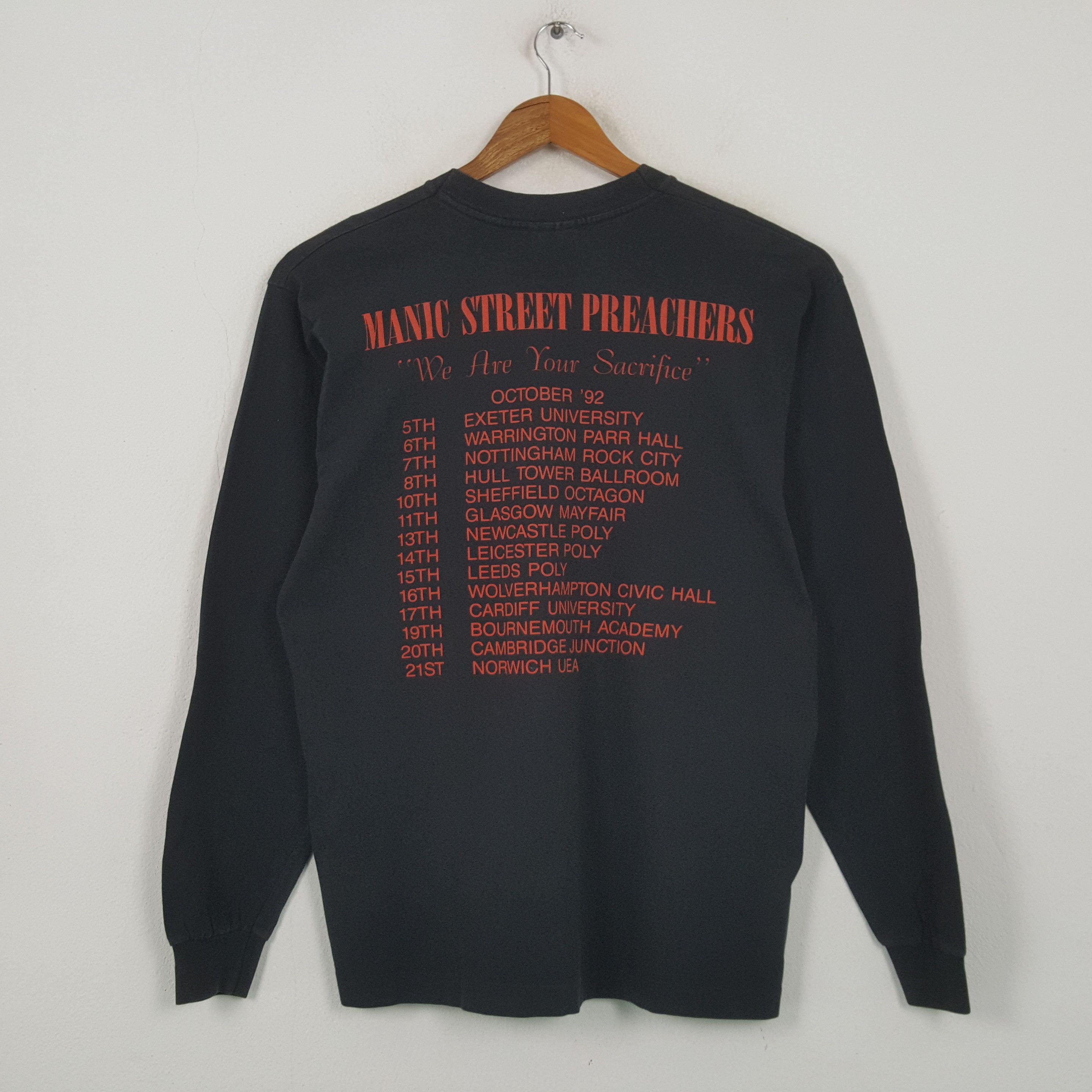 Vintage 90´s Manic Street Preachers Wales Rock Band Tees 32 Tops