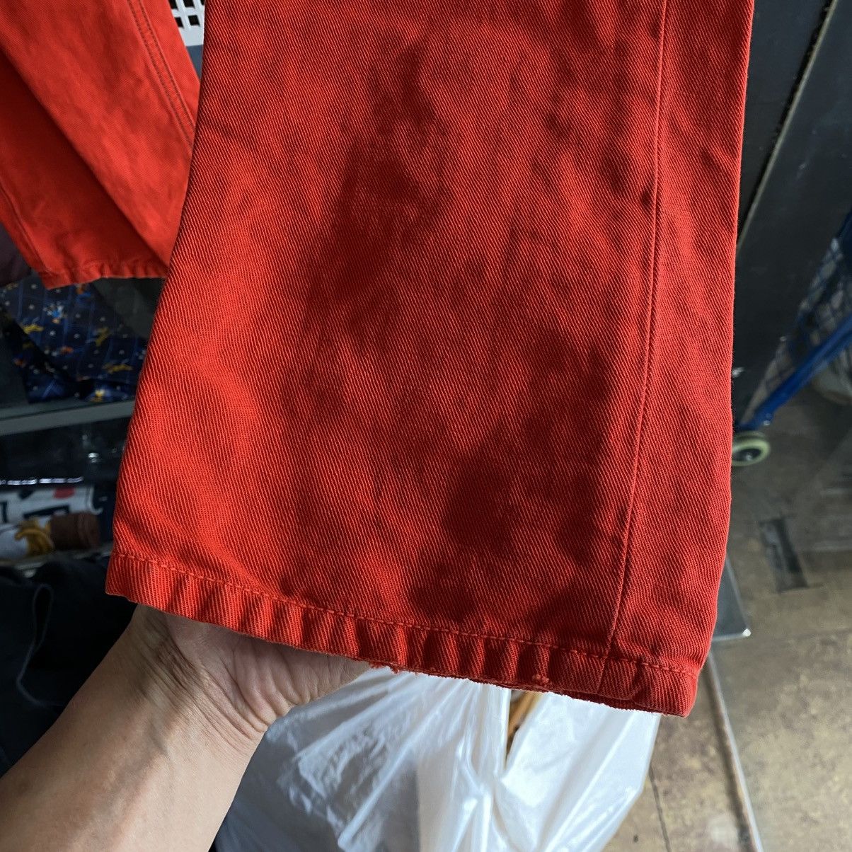 Diesel Diesel Krayver Vintage Red Distressed Jeans Size US 34 / EU 50 - 8 Thumbnail
