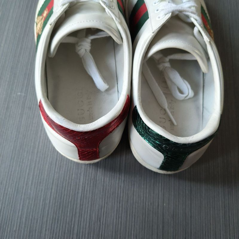Gucci Gucci Ace Leather Fashion Sneakers Size US 8 / EU 41 - 9 Thumbnail