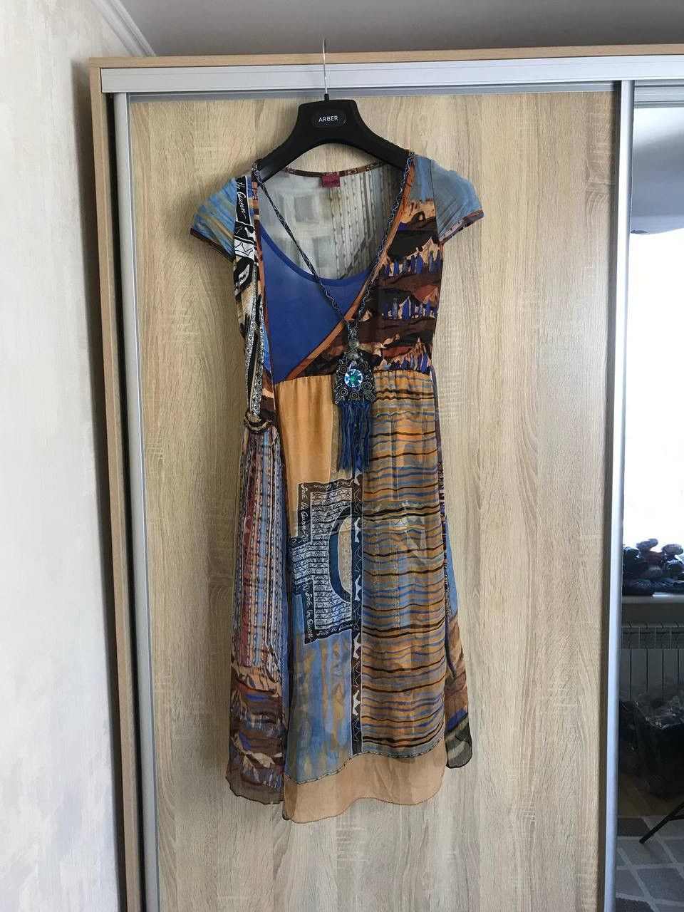 Jean Paul Gaultier 🔥 Save The Queen Patchwork Silk Multicolor Dress JPG Style Size S / US 4 / IT 40 - 1 Thumbnail