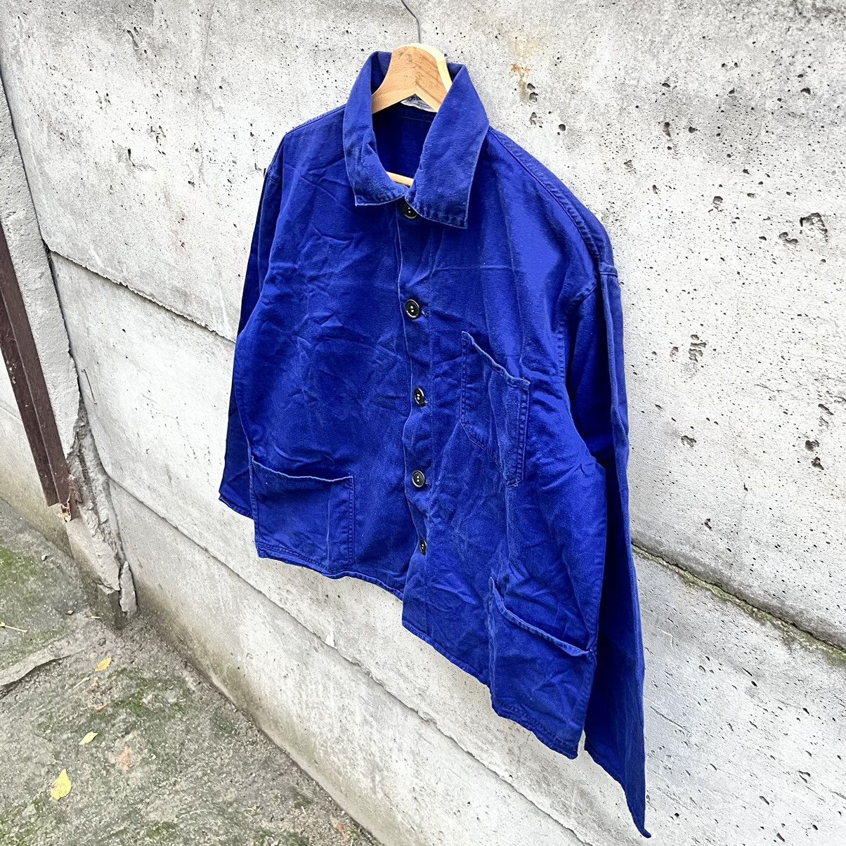 Le Laboureur × Massimo Osti × Vintage Vintage 90s Workwear Faded Navy Chore Jacket L EU Military Size US L / EU 52-54 / 3 - 2 Thumbnail