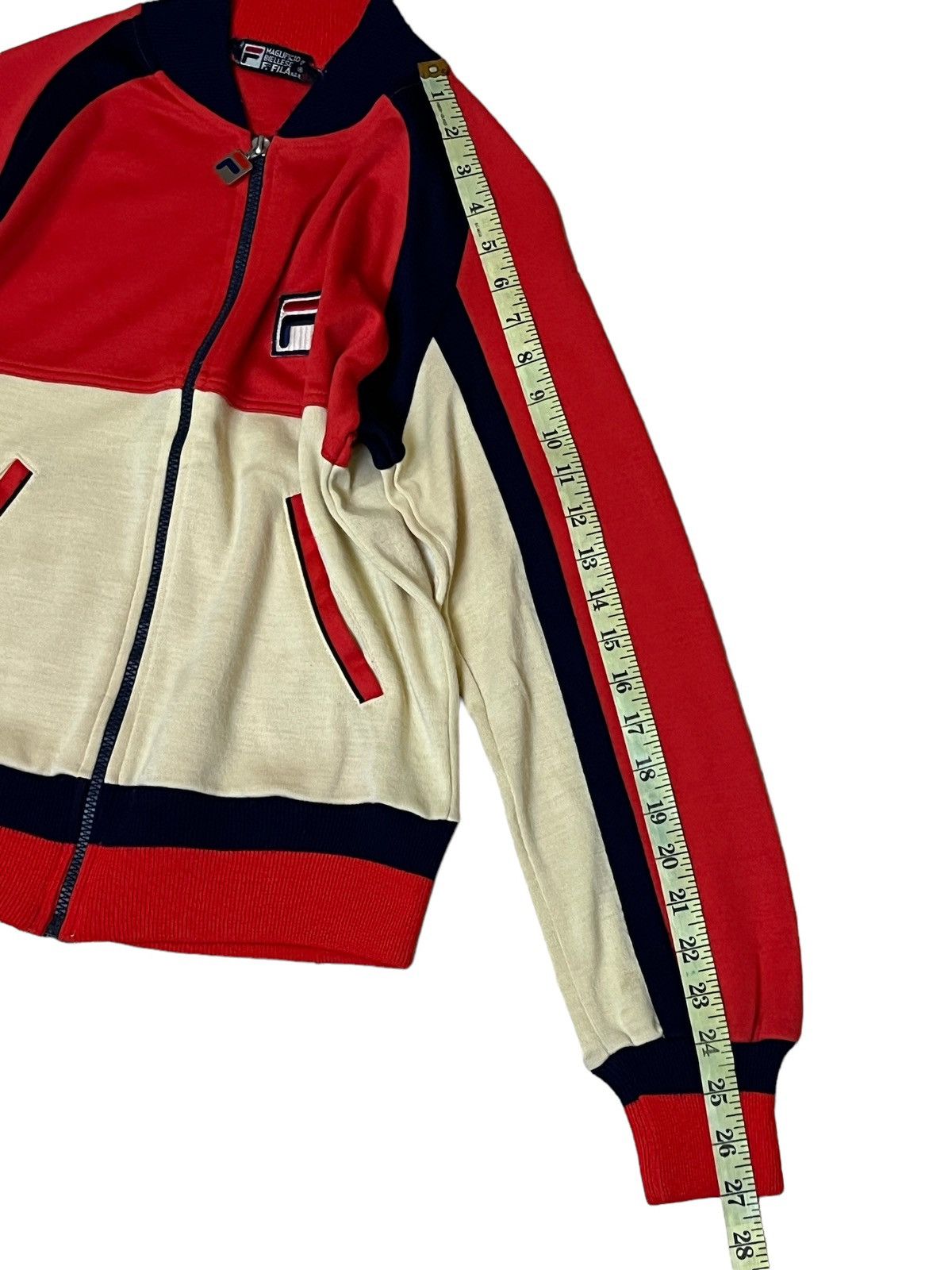 Fila RARE🔥VINTAGE 80s FILA ‘MAGLIFICIO BIELLESE’ TRACK TOP Size US S / EU 44-46 / 1 - 12 Thumbnail