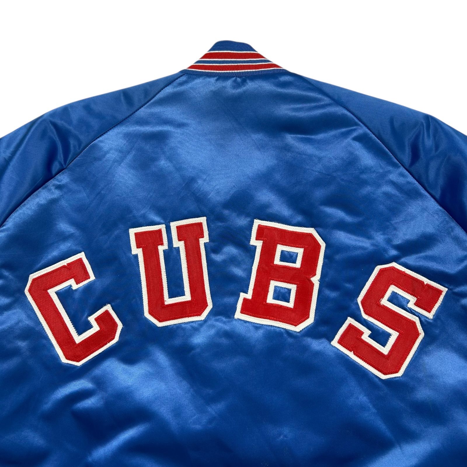 MLB VTG 90s CHICAGO CUBS CHALK LINE SATIN JACKET SPELL OUT L Size US L / EU 52-54 / 3 - 3 Thumbnail