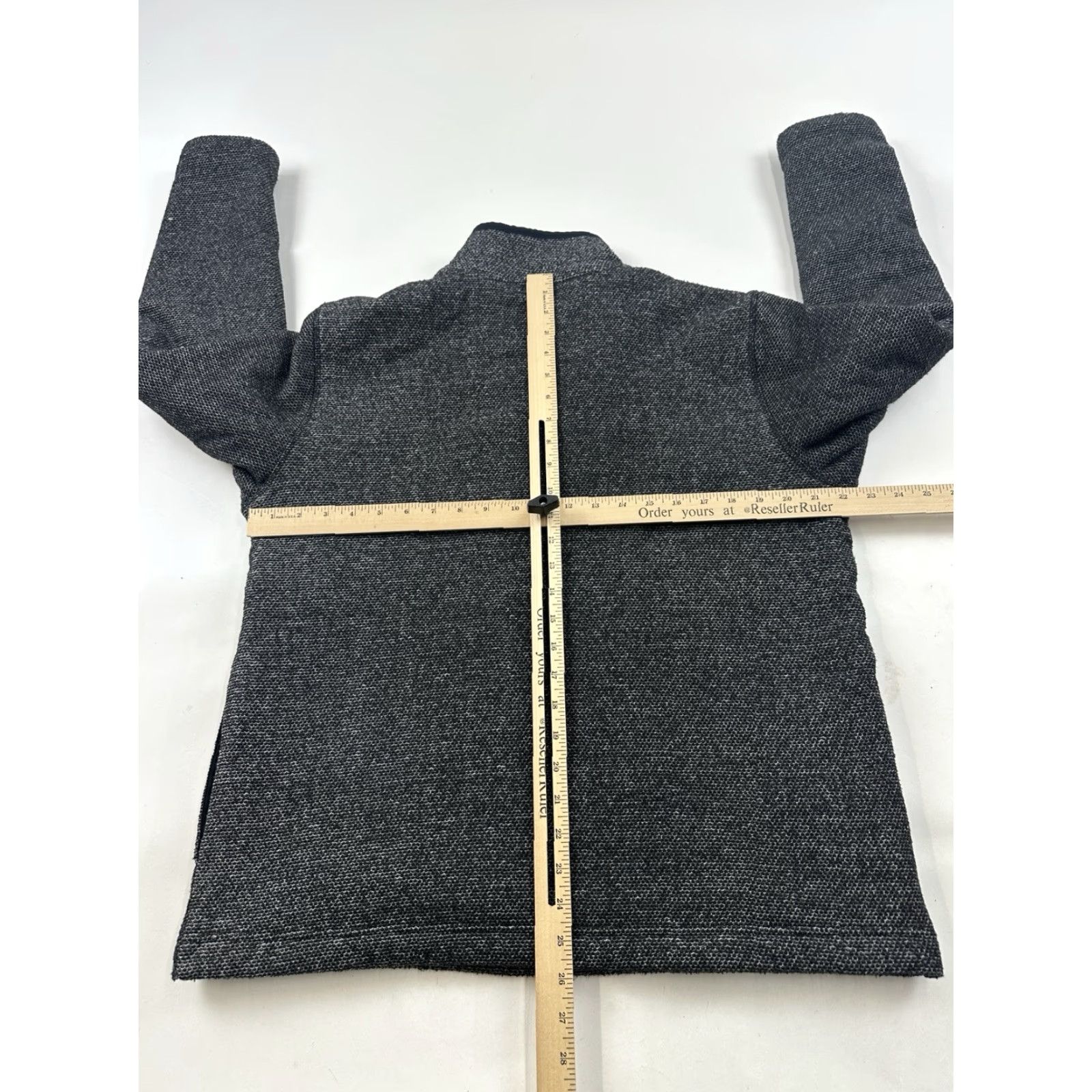 Orvis Orvis Sweater Mens Medium Gray 1/4 Zip Pullover Fleece Lined Mock Neck Travel Casual Shipping: N/A Size US M / EU 48-50 / 2 - 6 Thumbnail