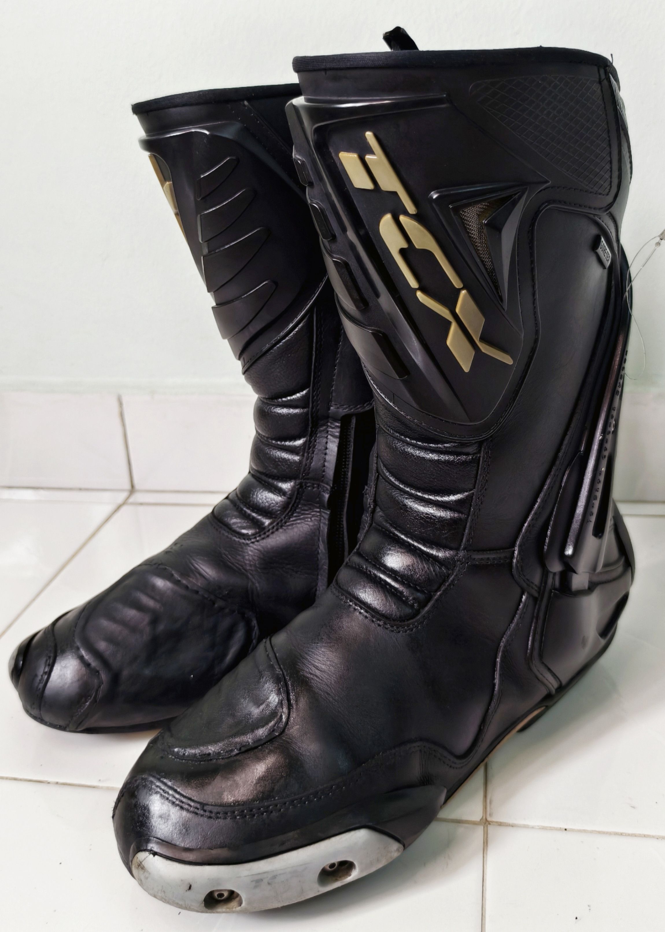 Vintage TCX motorcross boots leather men's Size US 9 / EU 42 - 12 Thumbnail
