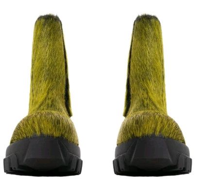 Rick Owens Rick Owens DRKSHDW Men's Green Suede Chelsea Boots Size US 11 / EU 44 - 3 Thumbnail