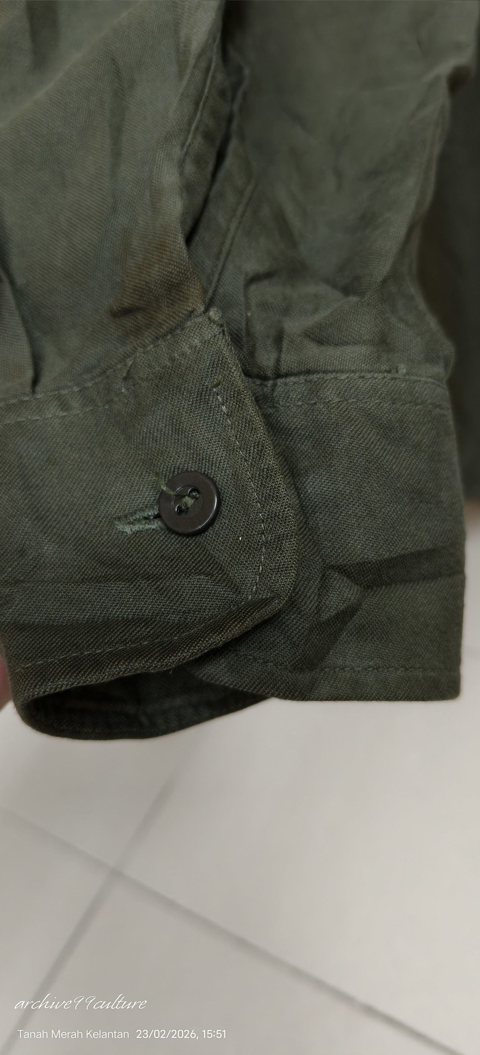Vintage Vintage 1989 West German Army Field Shirt Size US L / EU 52-54 / 3 - 8 Thumbnail