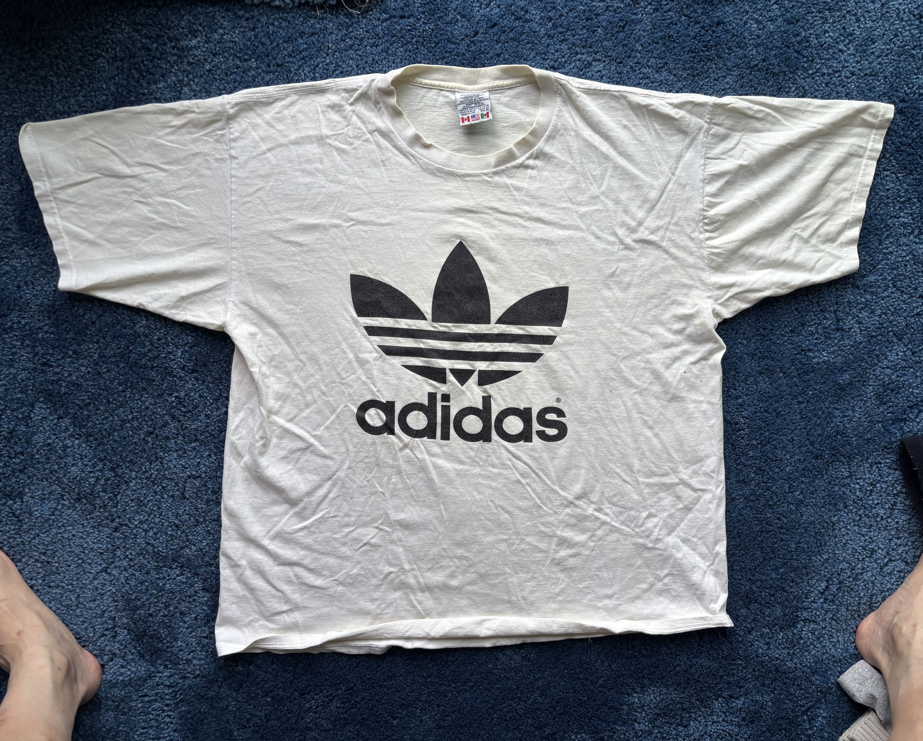 Adidas adidas front and back t shirt men Size US XL / EU 56 / 4 - 1 Thumbnail