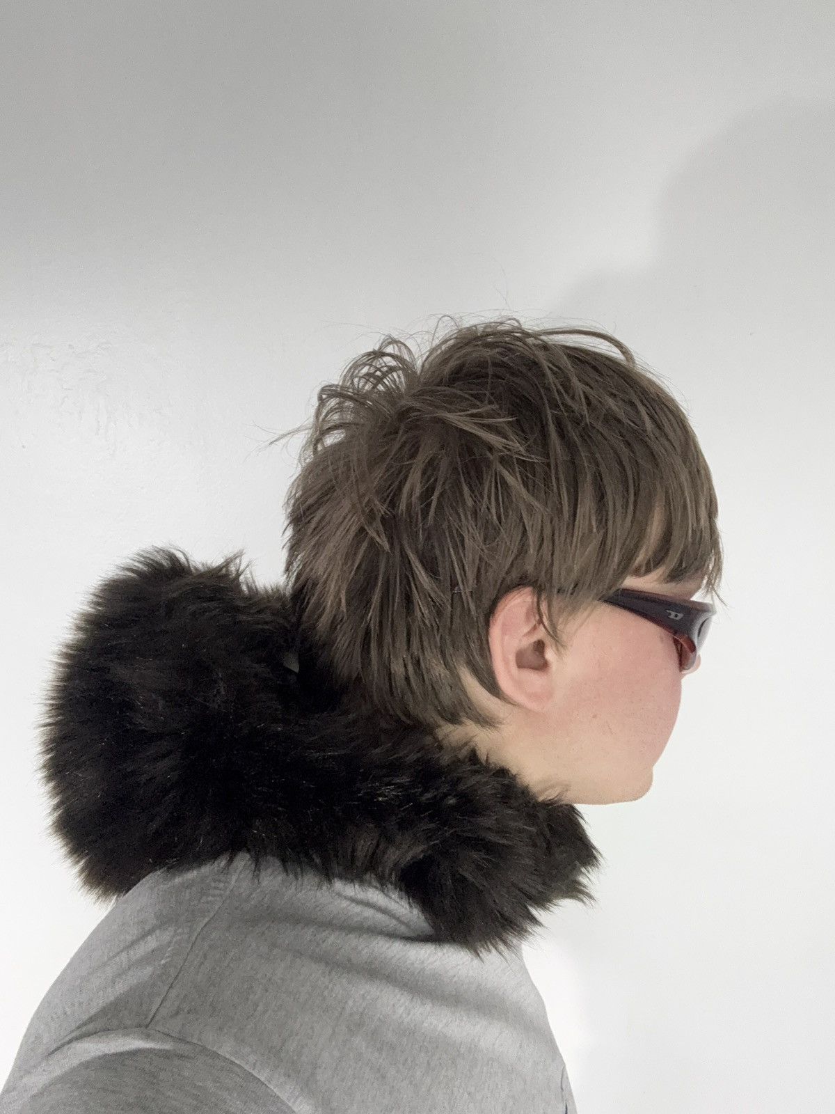 Le Grande Bleu (L.G.B.) Vntg LGB Japanese 90s Marodil Fur Ushanka Hood Trapper hat Size ONE SIZE - 13 Thumbnail
