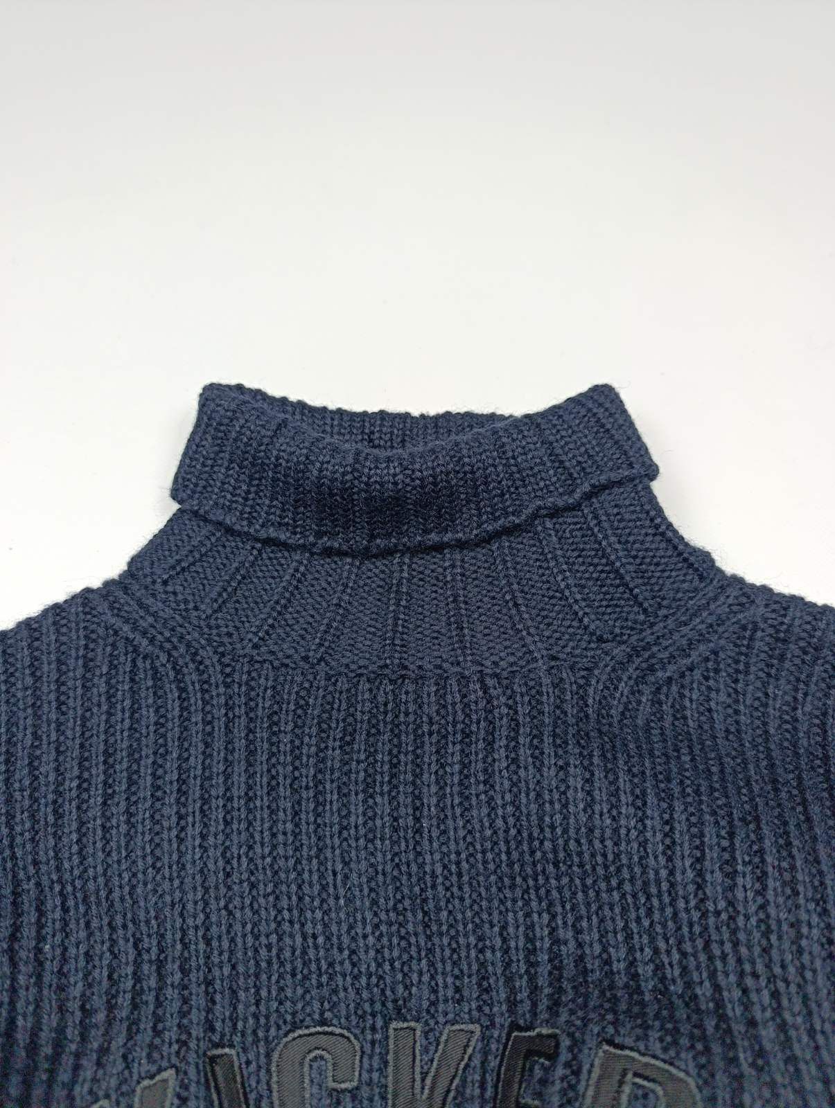 Kickers KICKERS VINTAGE KNIT WOOL SWEATER TURTLENECK Y2K AVANT GARDE Size US M / EU 48-50 / 2 - 7 Thumbnail
