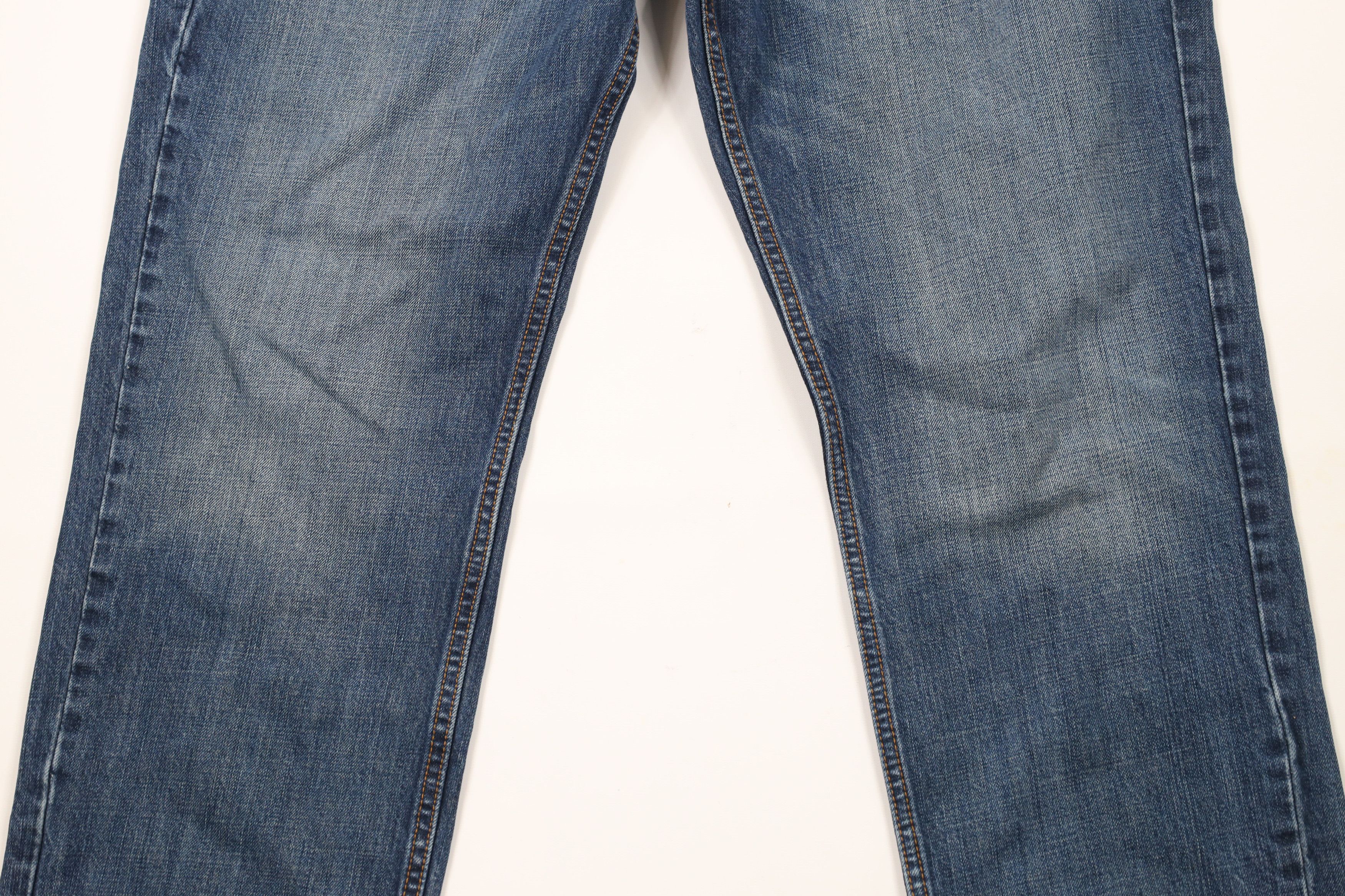 Harley Davidson × Vintage Vintage Harley Davidson Spell Motorcycle Denim Jeans Blue Size US 38 / EU 54 - 3 Thumbnail