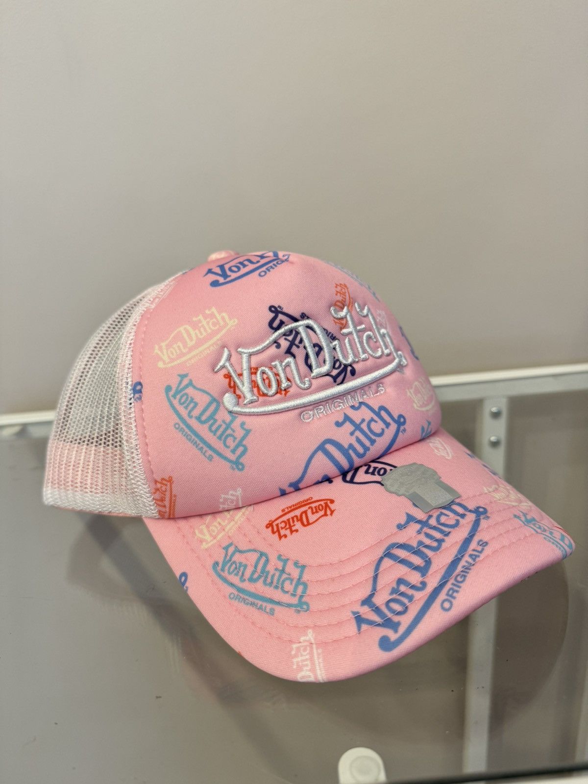 Vintage Von Dutch multi logo pink y2k logo new cap vintage Size ONE SIZE - 3 Thumbnail