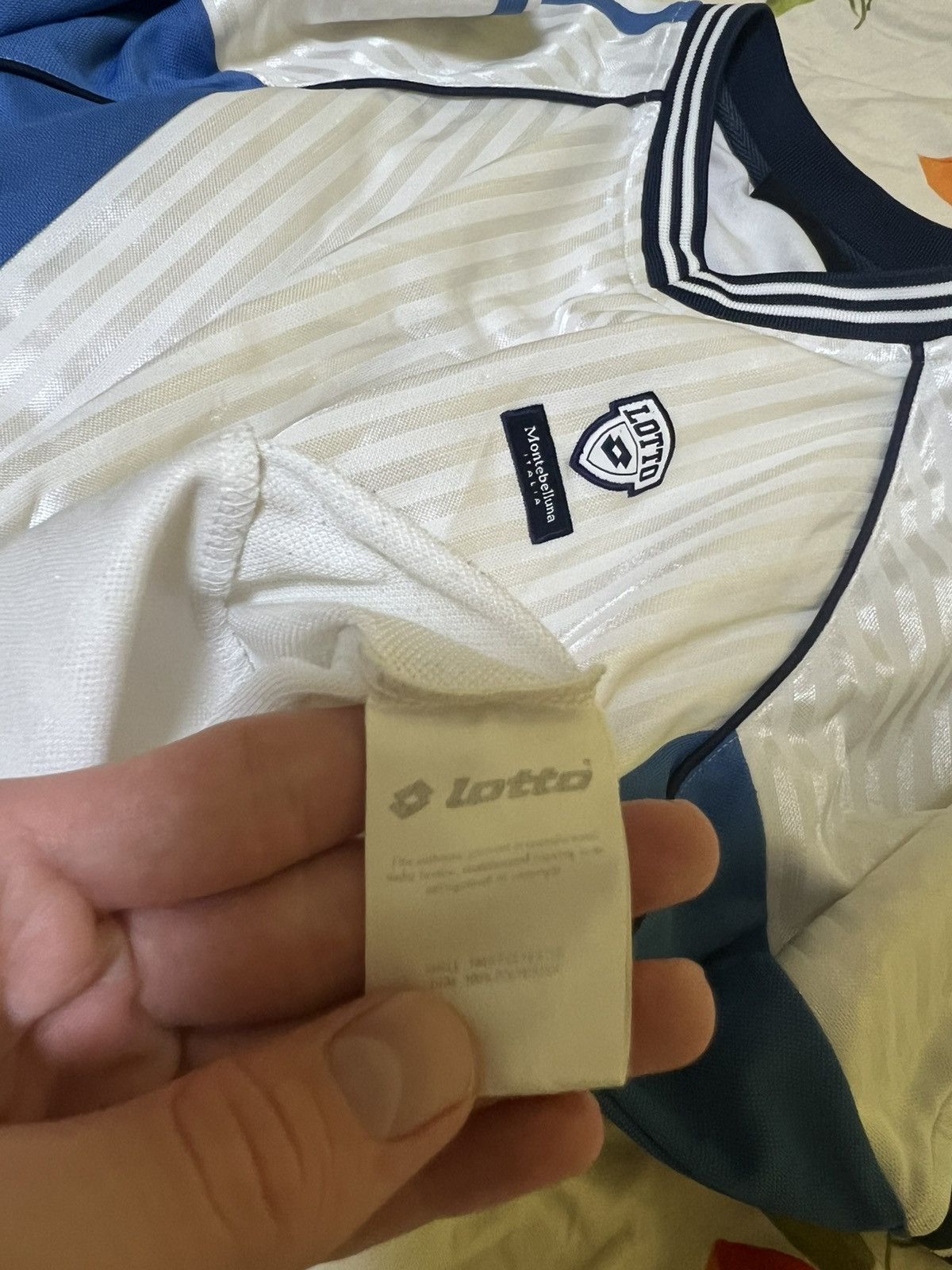 Lotto Sport Rare Lotto Football Shirt Italy Vintage 90s Size S/M” Size US S / EU 44-46 / 1 - 4 Thumbnail
