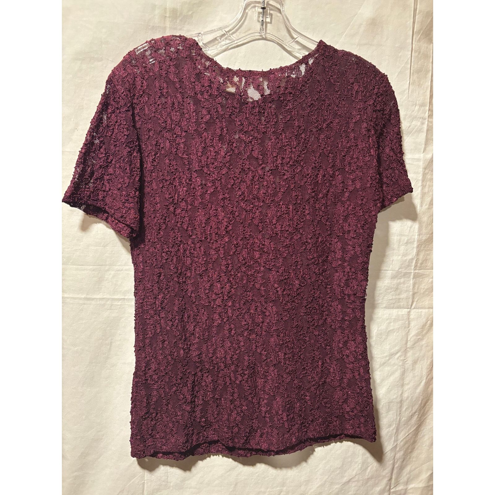 Victoria's Secret Victoria's Secret Vintage Plum Purple Stretch Lace Top Size S / US 4 / IT 40 - 4 Thumbnail