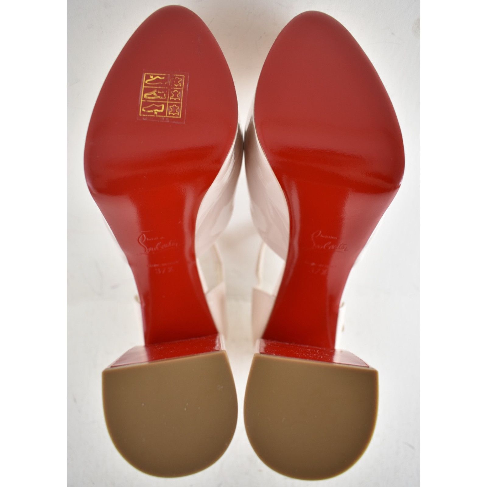 Christian Louboutin Louboutin Movida MJ 130 Leche Patent Platform Pump 37.5 Size US 7.5 / IT 37.5 - 13 Thumbnail