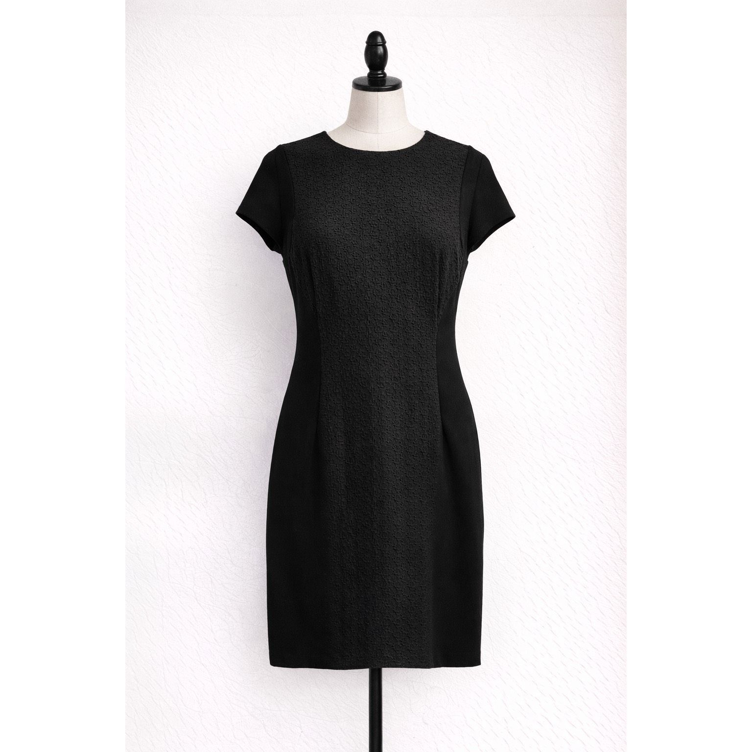 Diane von Furstenberg Diane von Furstenberg Black Shift Dress Short Sleeve Crew Ne Size XL / US 12-14 / IT 48-50 - 1 Thumbnail