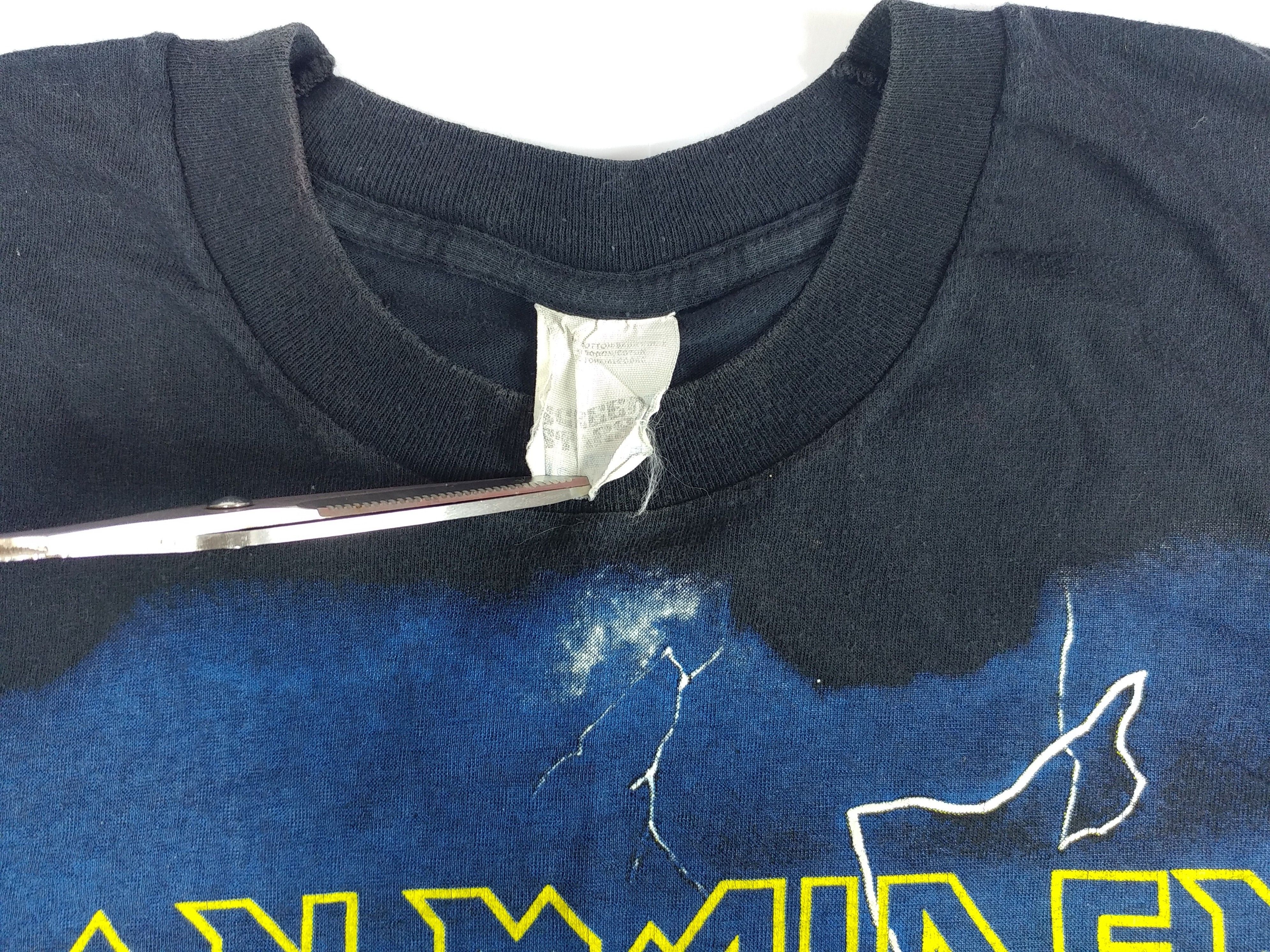 Vintage Vintage Iron Maiden T-Shirt 1985 Live After Death Tour, XL Size US XL / EU 56 / 4 - 9 Thumbnail