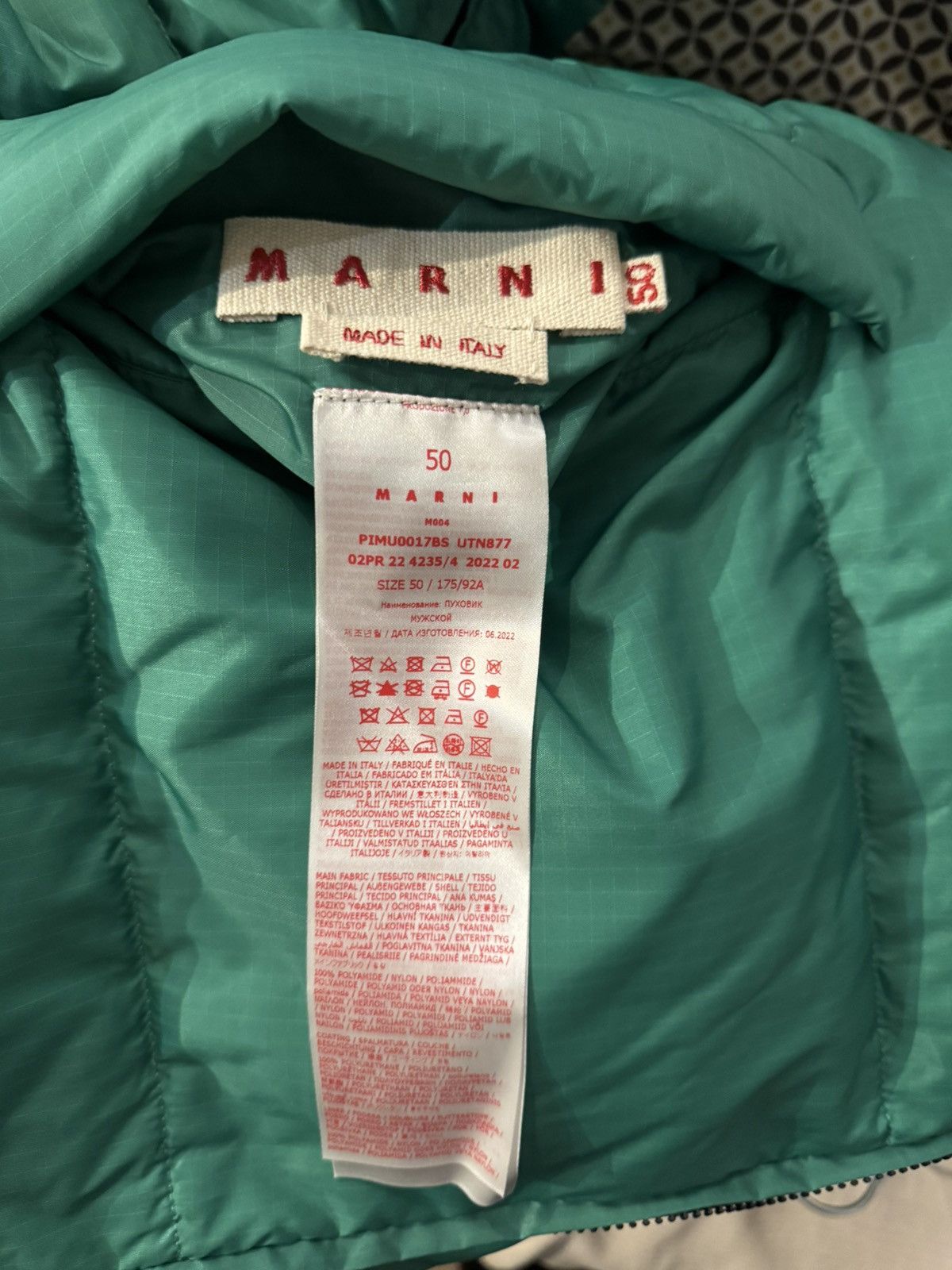Marni Green Marni down jacket Size US L / EU 52-54 / 3 - 8 Thumbnail