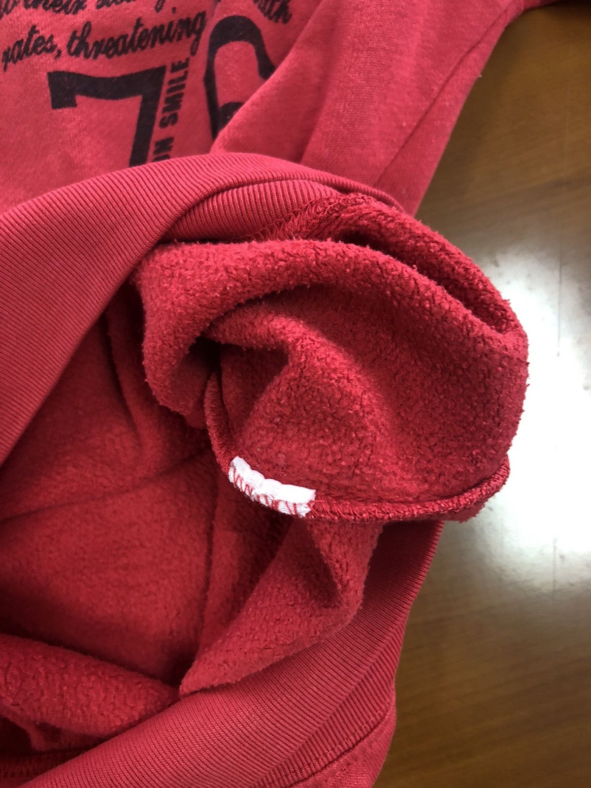 Vintage Unbranded Red USA Sweatshirt Size US M / EU 48-50 / 2 - 15 Thumbnail