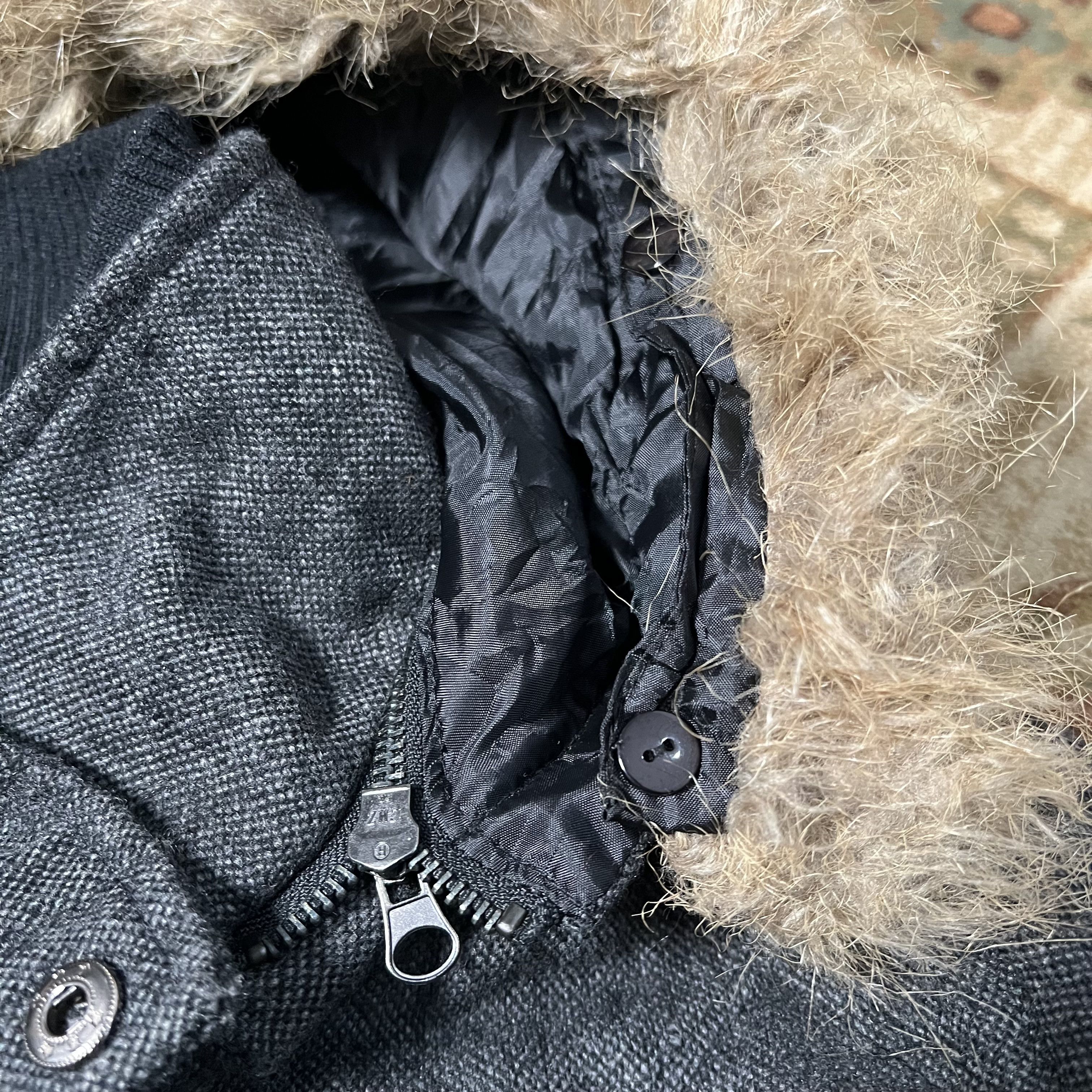 Japanese Brand 2000s Japanese Ifsix Wool Quilted Fur Zip Up Jacket y2k Lgb Size US M / EU 48-50 / 2 - 4 Thumbnail