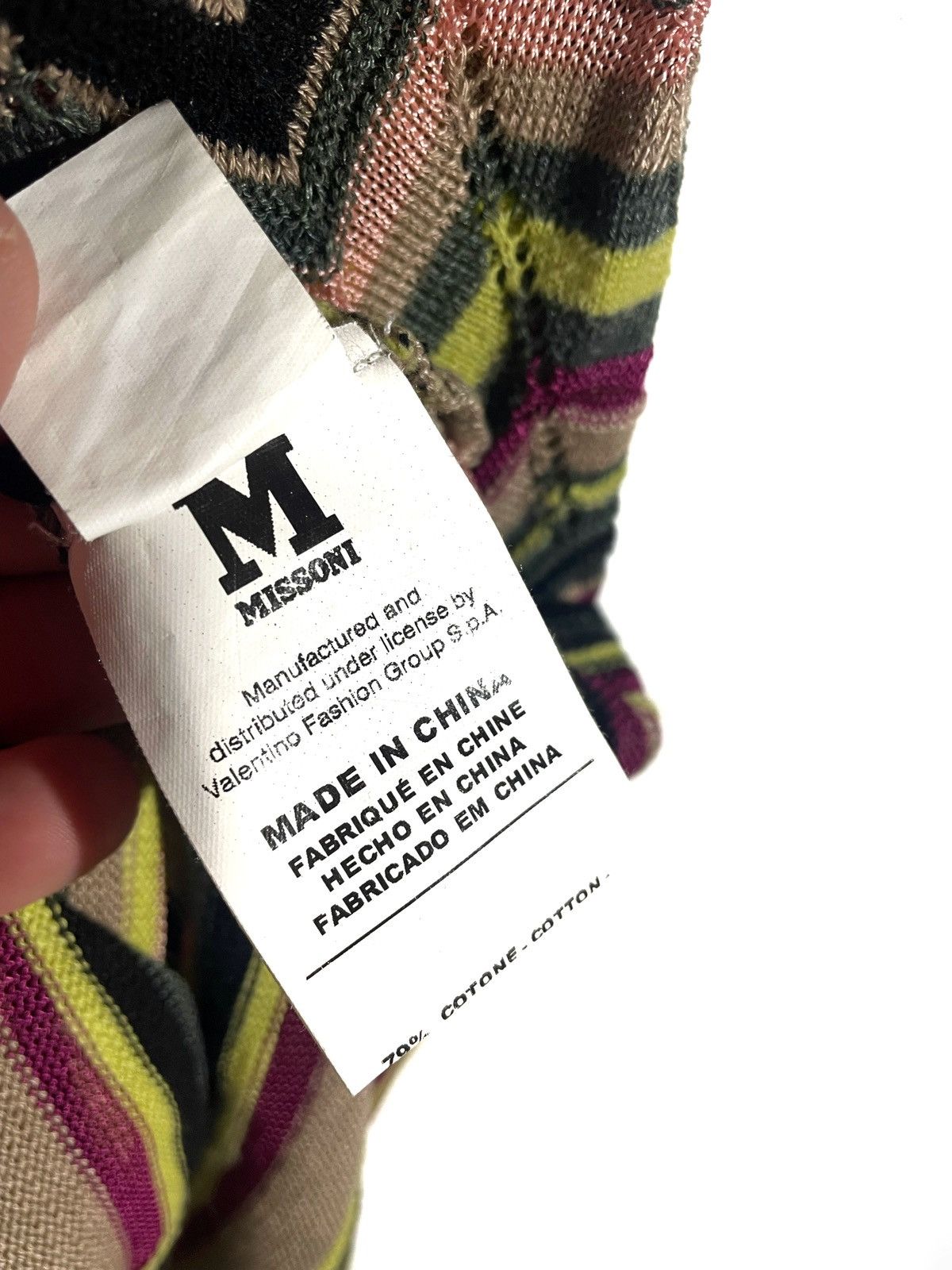 Missoni × Vintage Missoni Women’s Knit Dress Cotton/Viscose/Linen Size 46/L Size L / US 10 / IT 46 - 7 Thumbnail