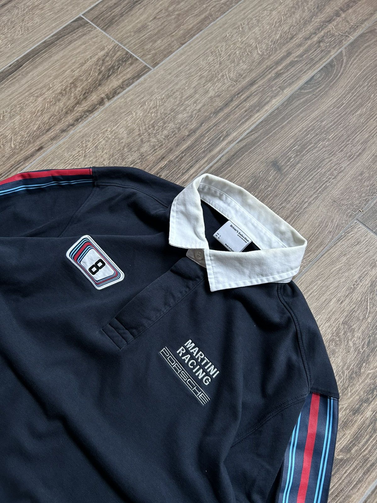 Porsche Design Porsche Martini Racing Long-sleeved rugby shirt | Grailed